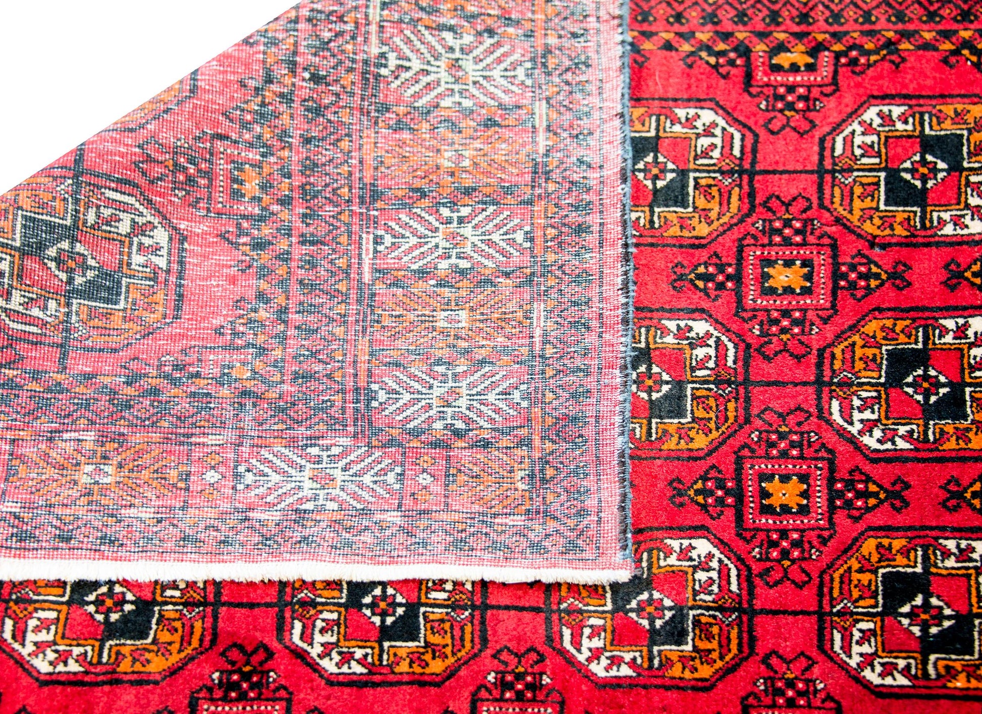 Brilliant Vintage Bokhara Rug For Sale