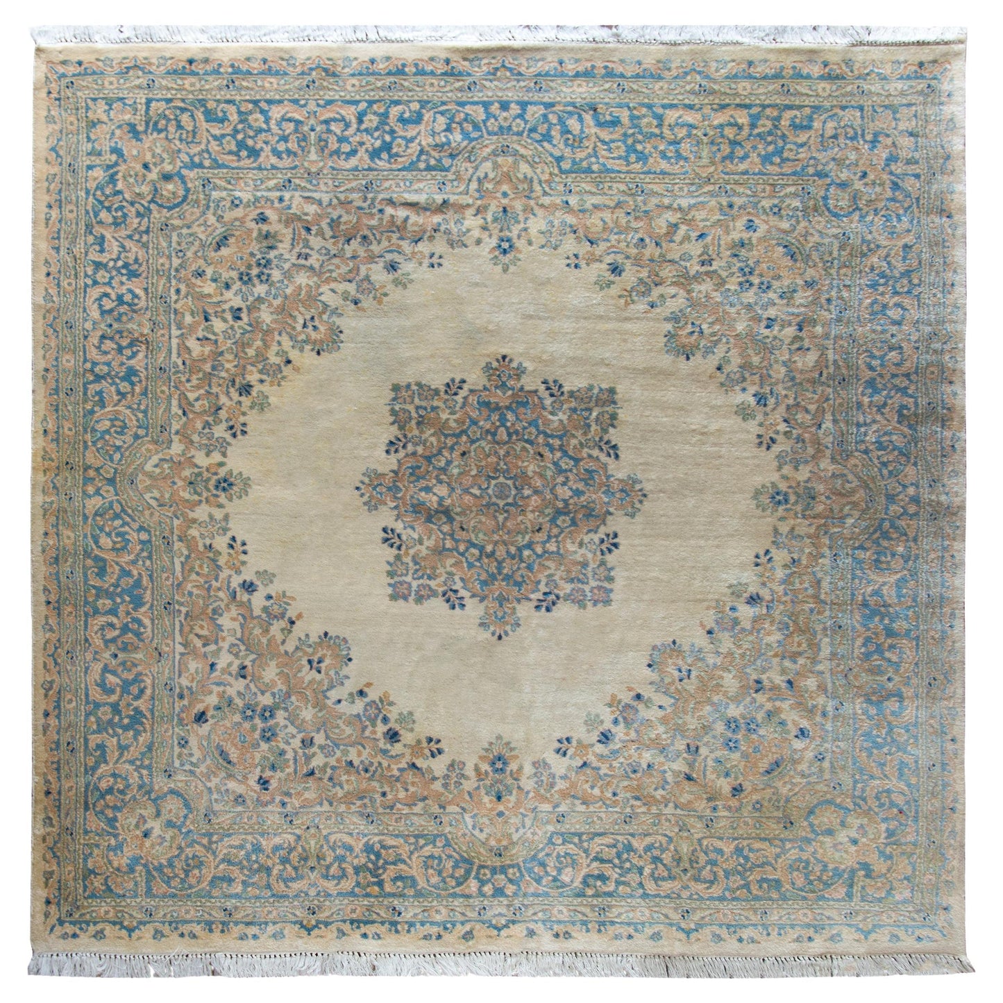 Early 20th Century Persian Kirman Rug For Sale