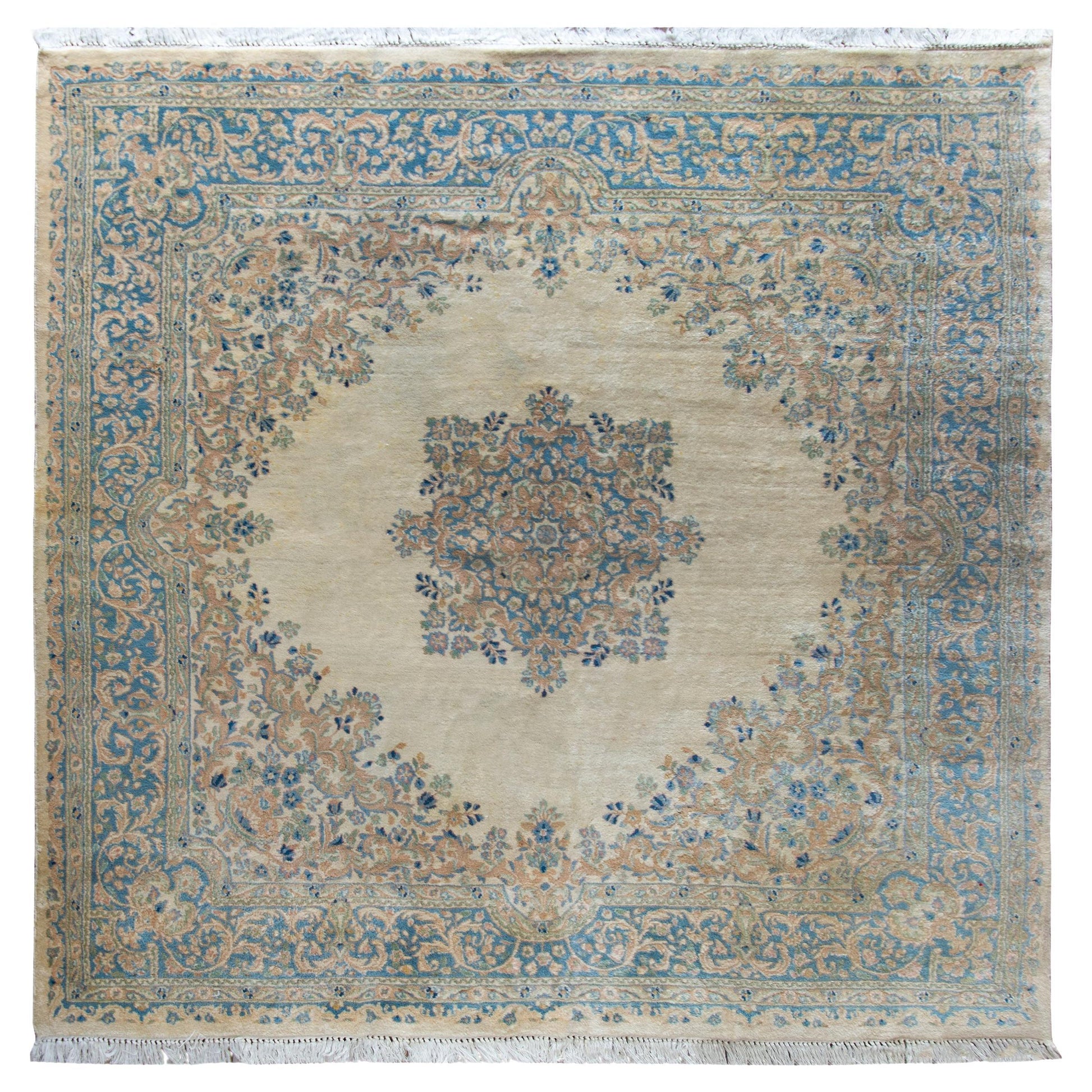 Early 20th Century Persian Kirman Rug For Sale