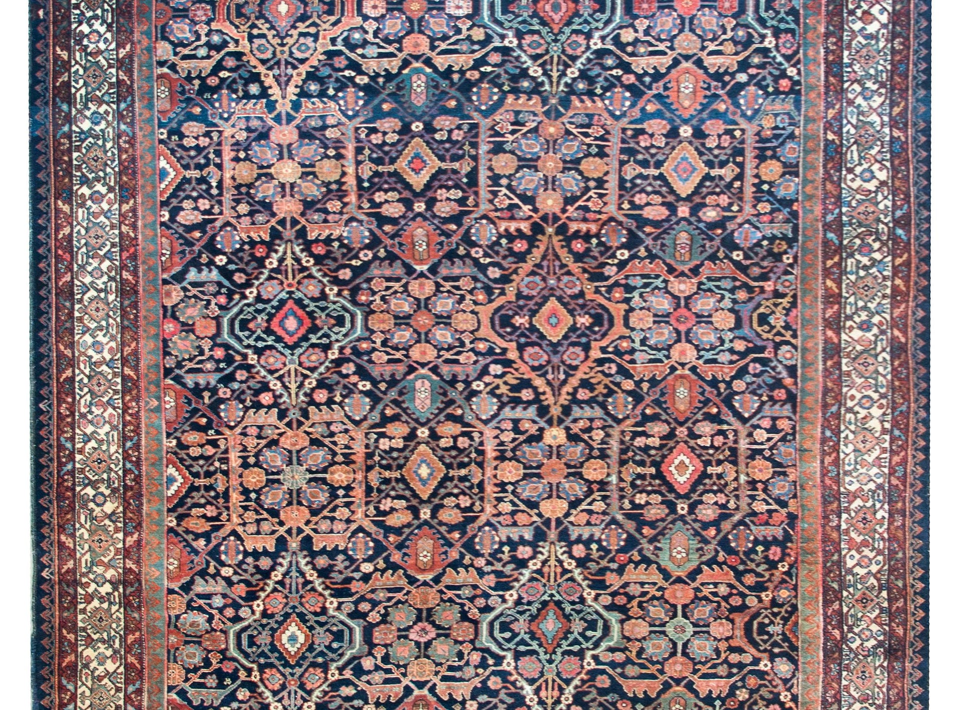 Early 20th Century Persian Malayer Rug For Sale