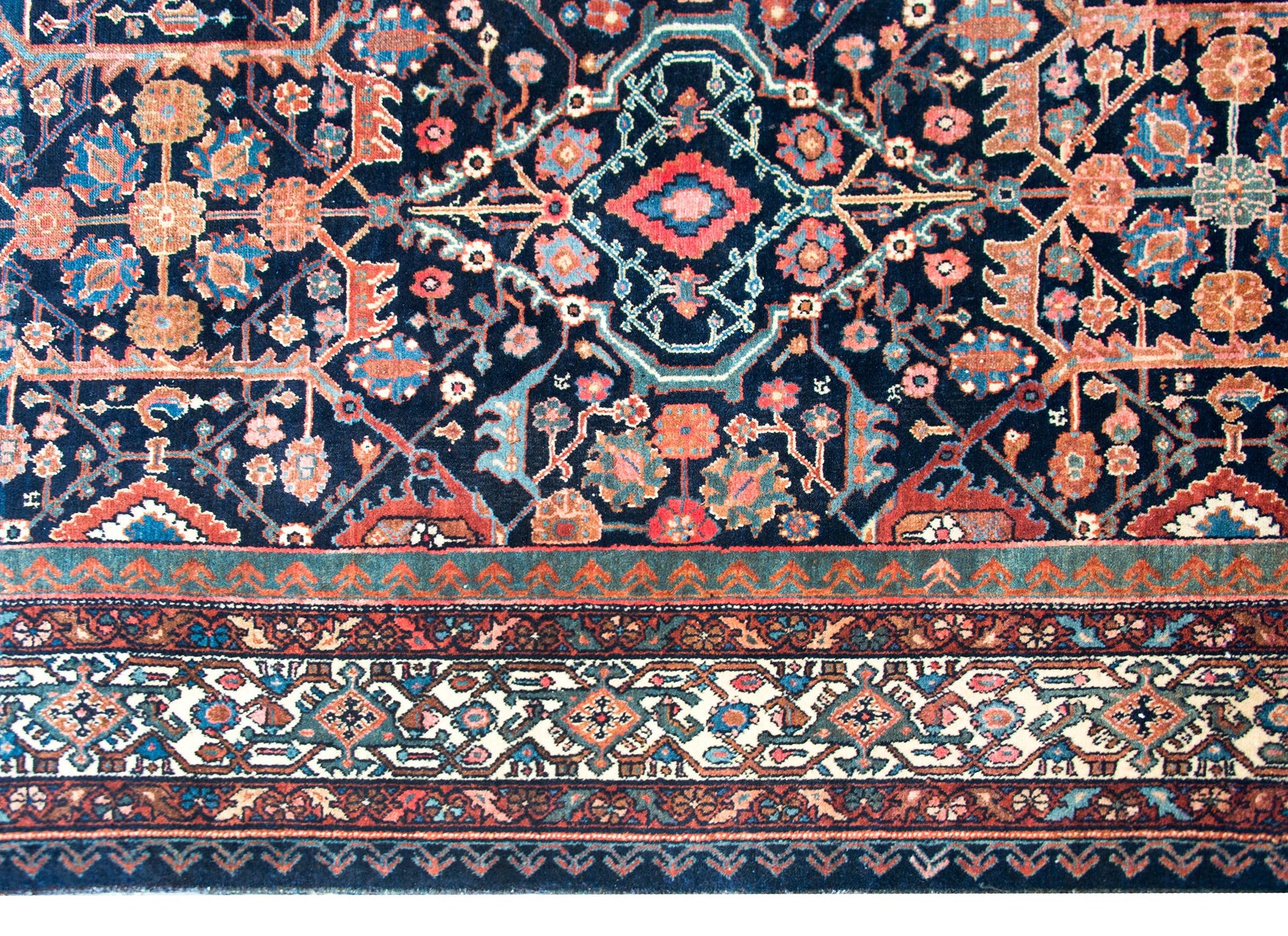 Early 20th Century Persian Malayer Rug For Sale