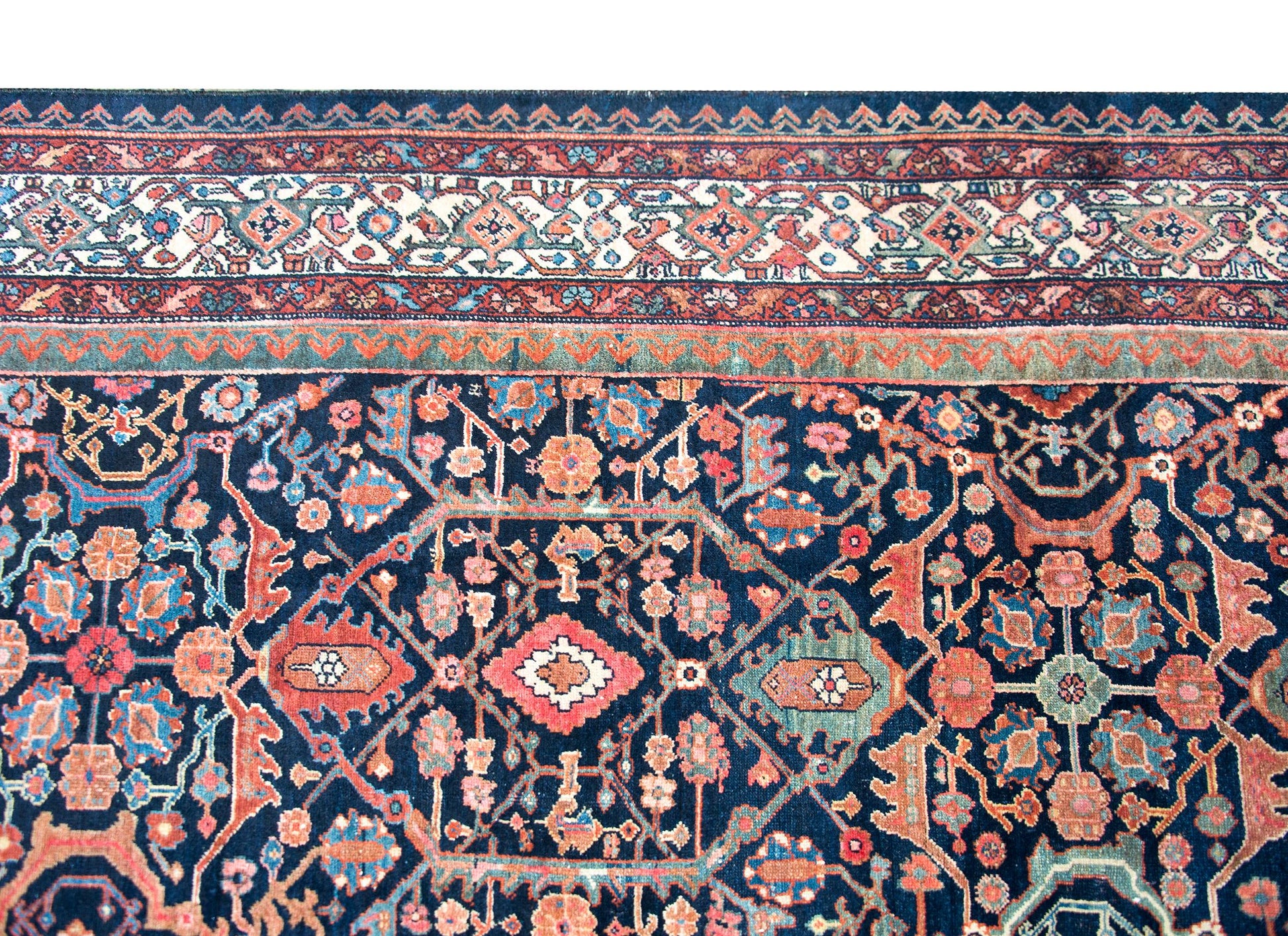 Early 20th Century Persian Malayer Rug For Sale