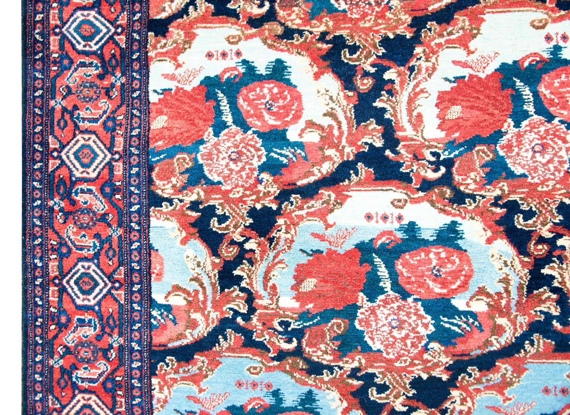 Early 20th Century Senneh Rug For Sale