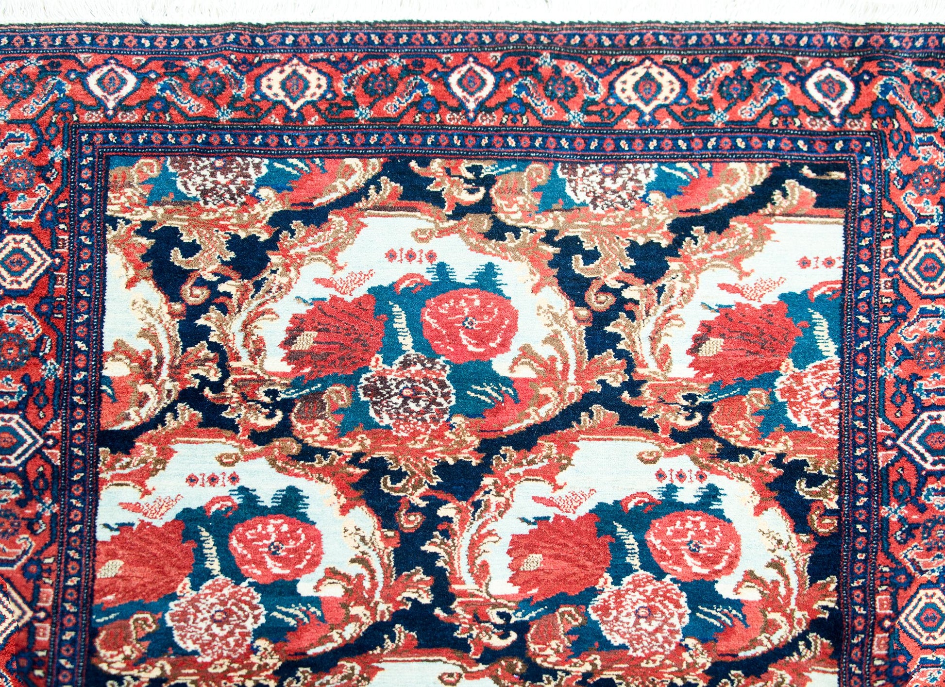 Early 20th Century Senneh Rug For Sale