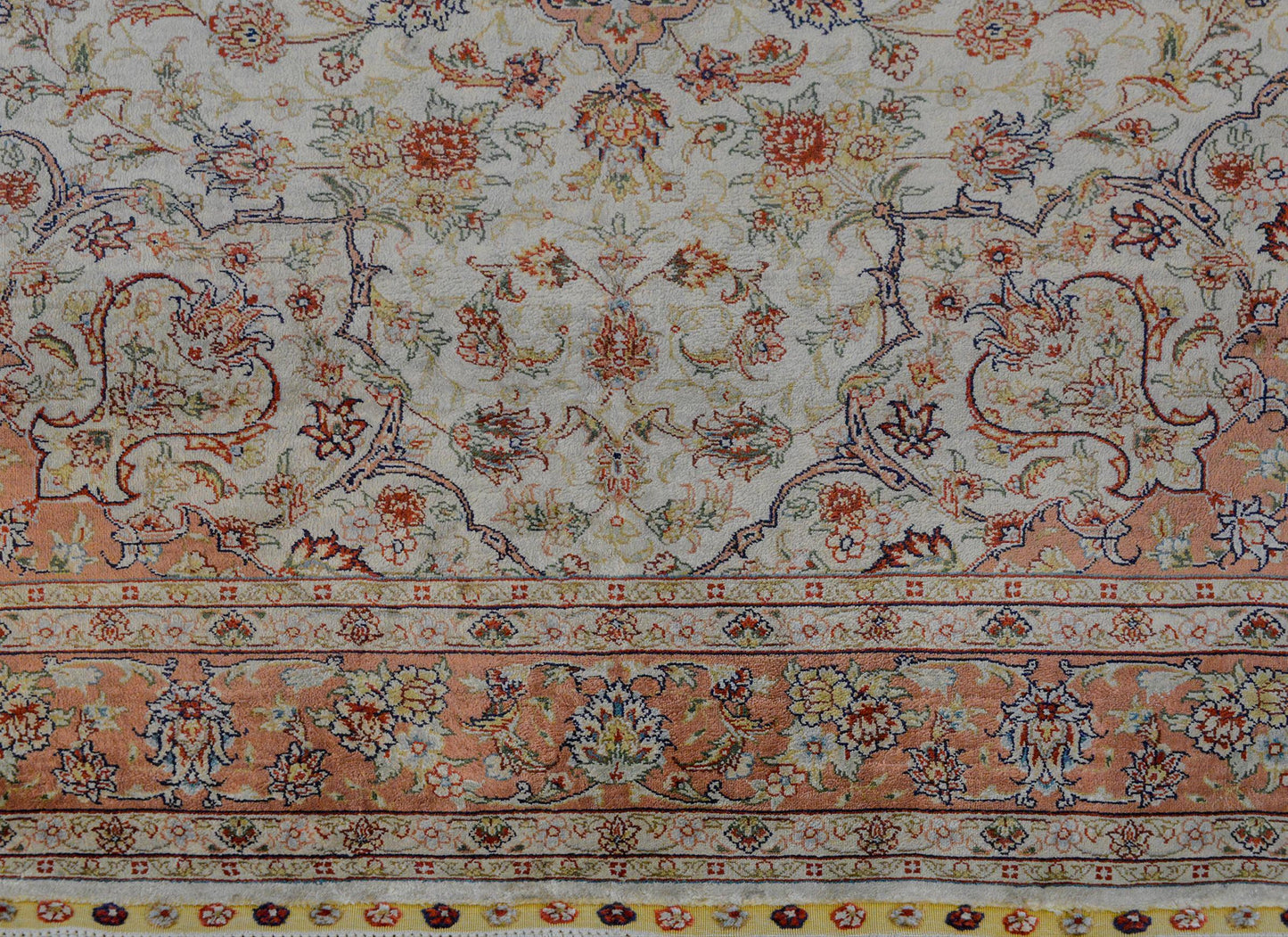 Mesmerizing Egyptian Silk Tabriz Rug For Sale