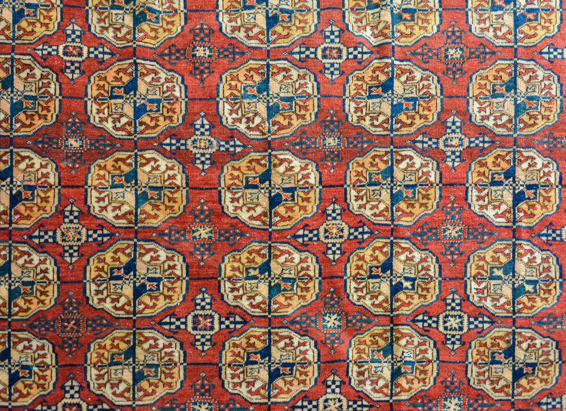 Early 20th Century Persian Tekeh Rug For Sale