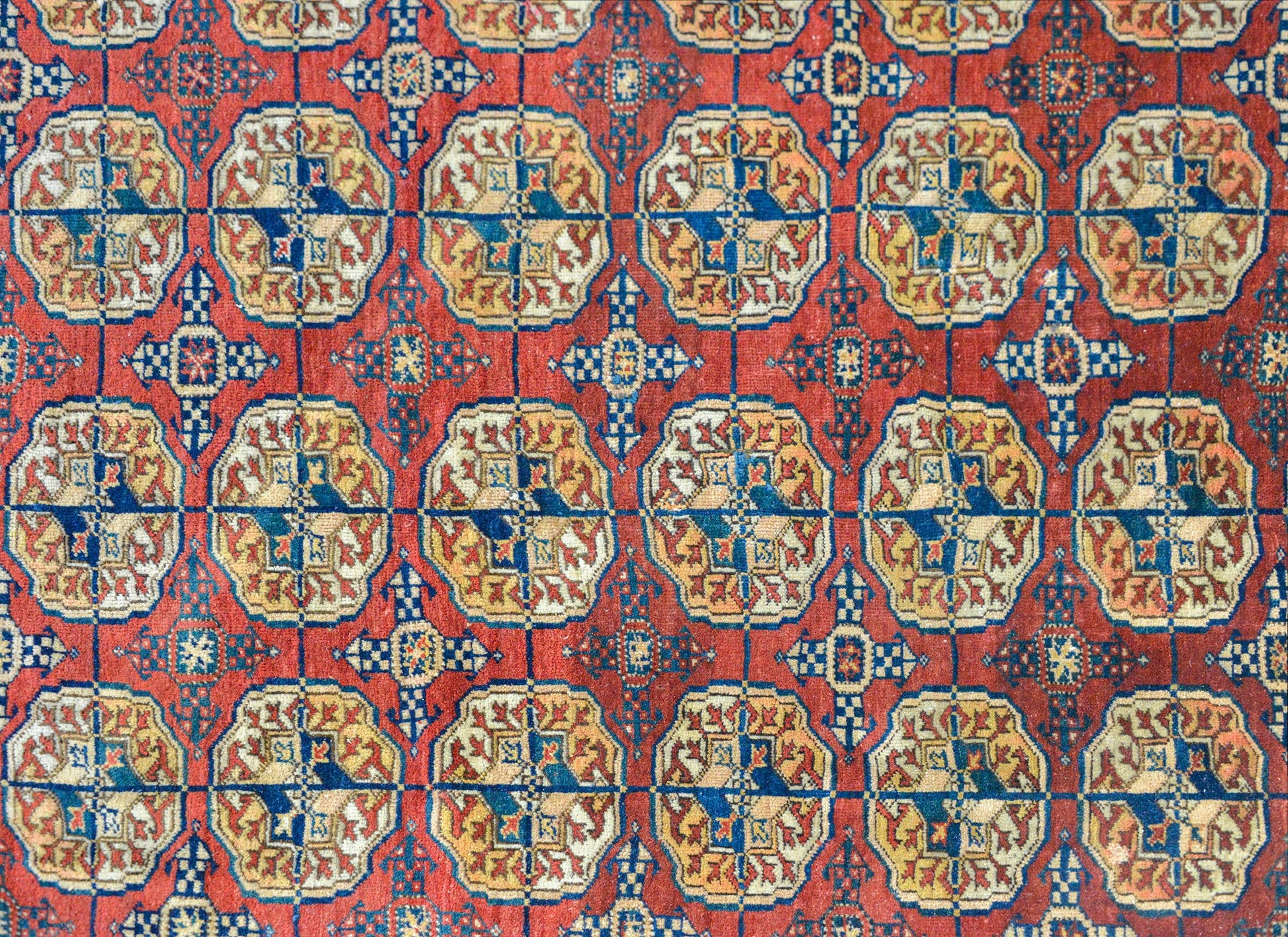 Early 20th Century Persian Tekeh Rug For Sale
