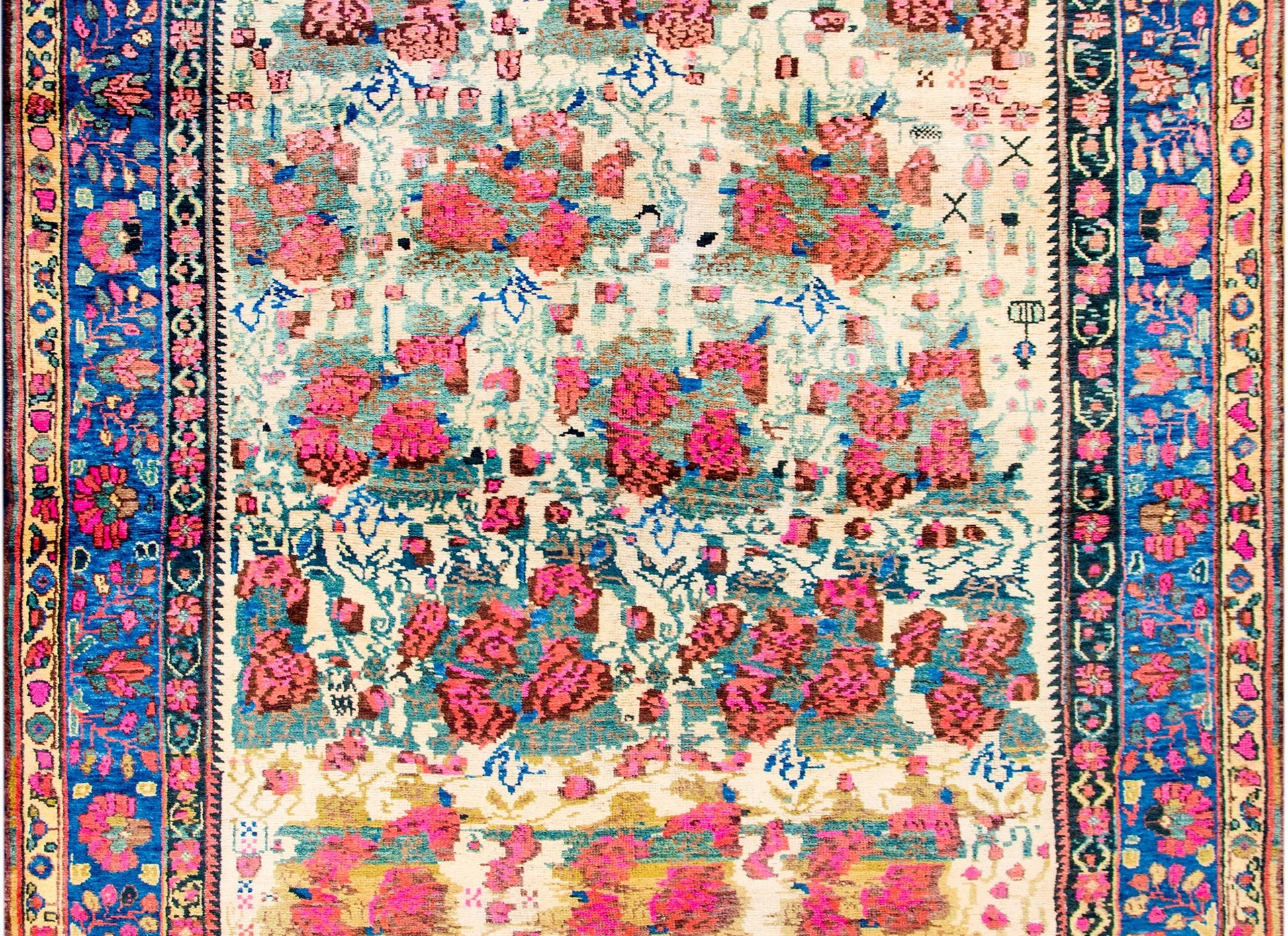 Wonderful Mid-20th Century Afshar Rug For Sale