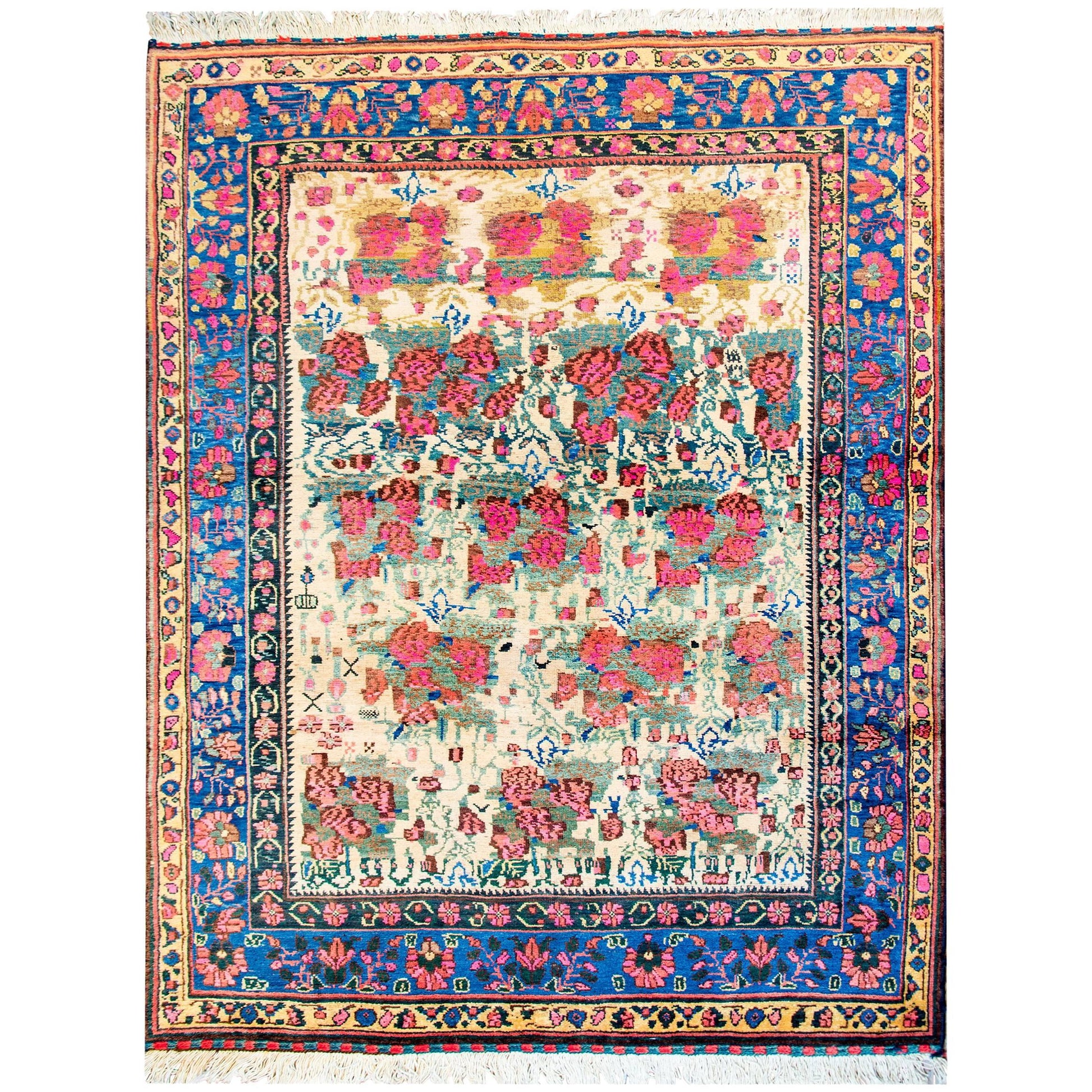 Wonderful Mid-20th Century Afshar Rug For Sale