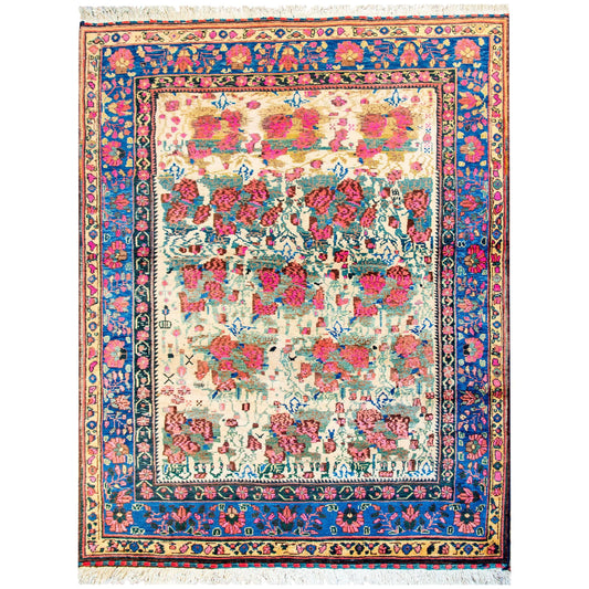 Wonderful Mid-20th Century Afshar Rug For Sale