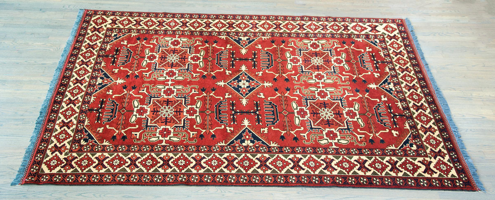 Vintage Afghani Bashir Rug For Sale