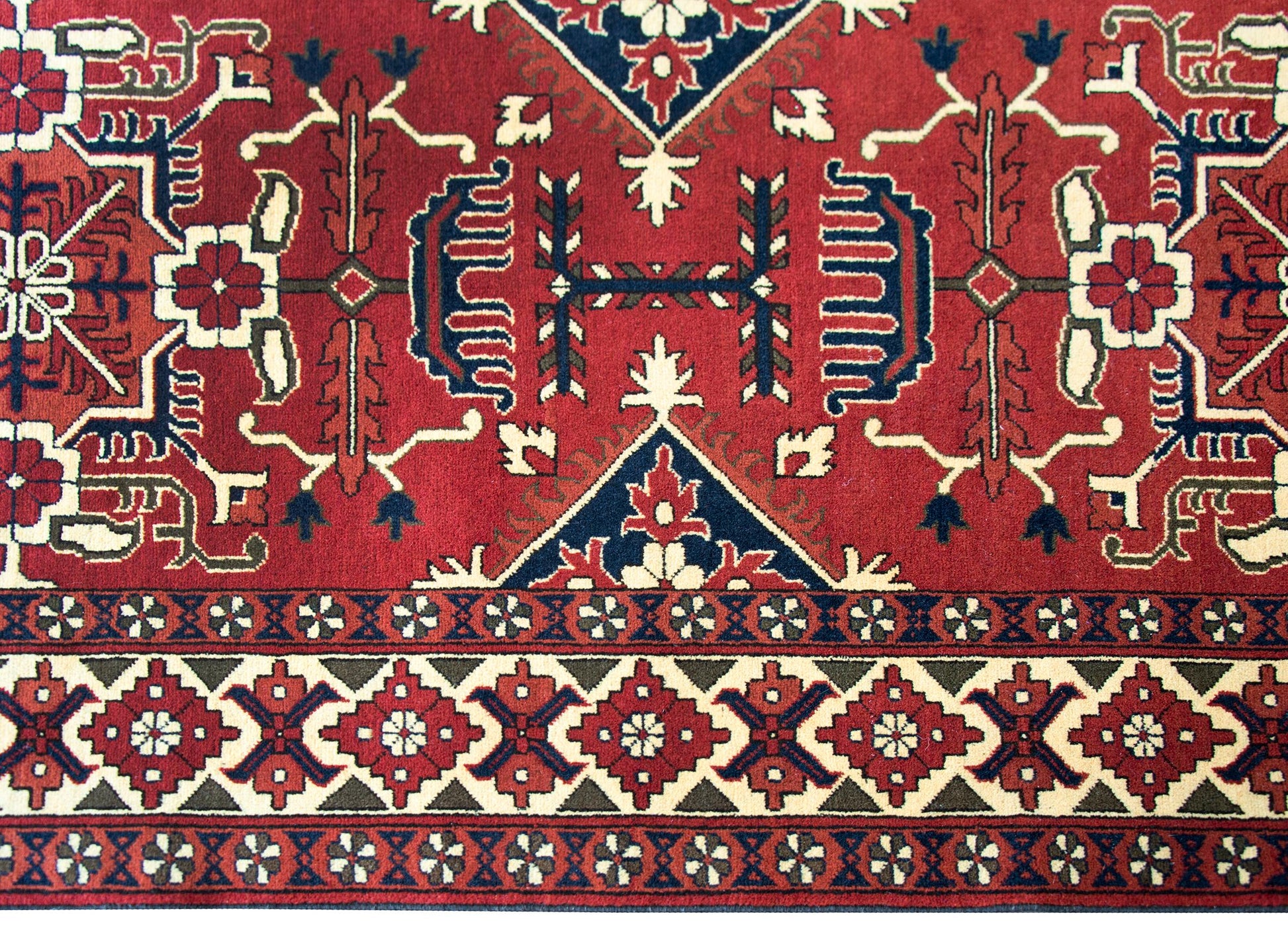 Vintage Afghani Bashir Rug For Sale