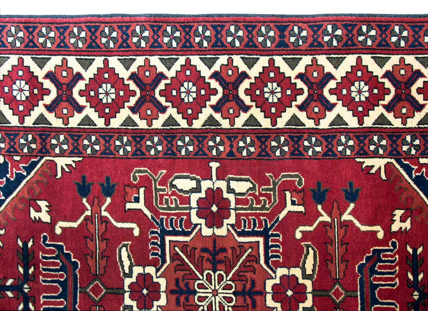 Vintage Afghani Bashir Rug For Sale