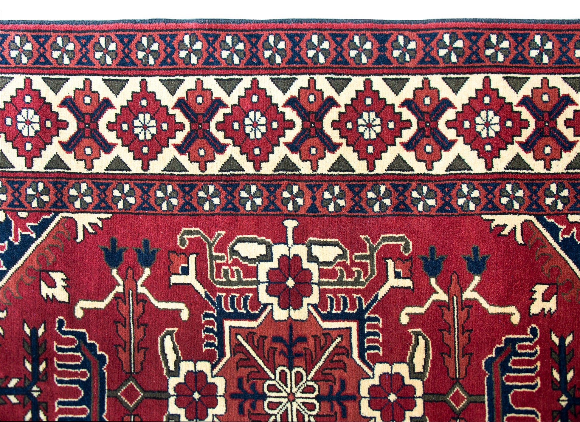 Vintage Afghani Bashir Rug For Sale