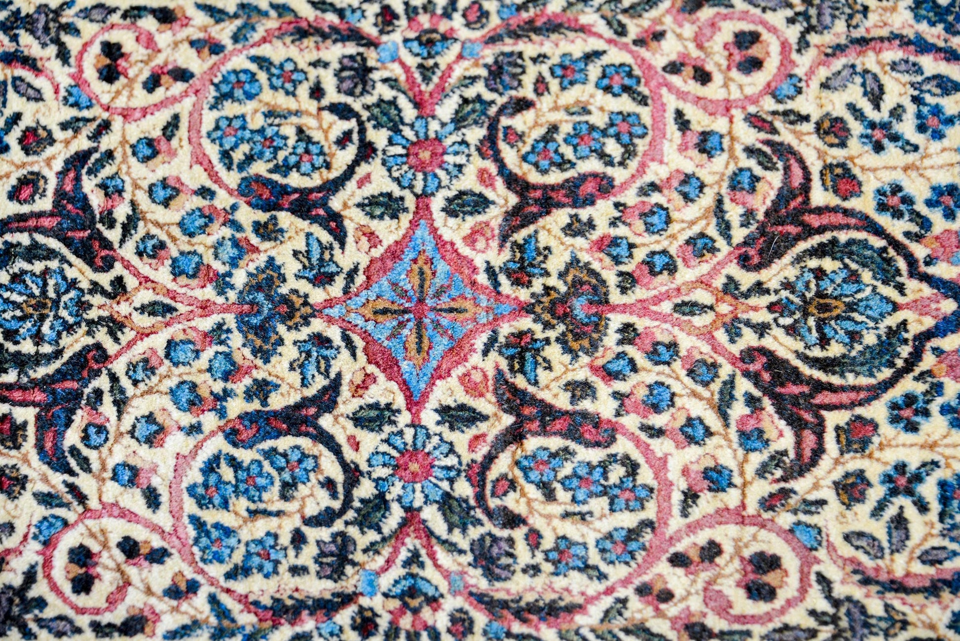 Early 20th Century Lavar Kirman Rug For Sale