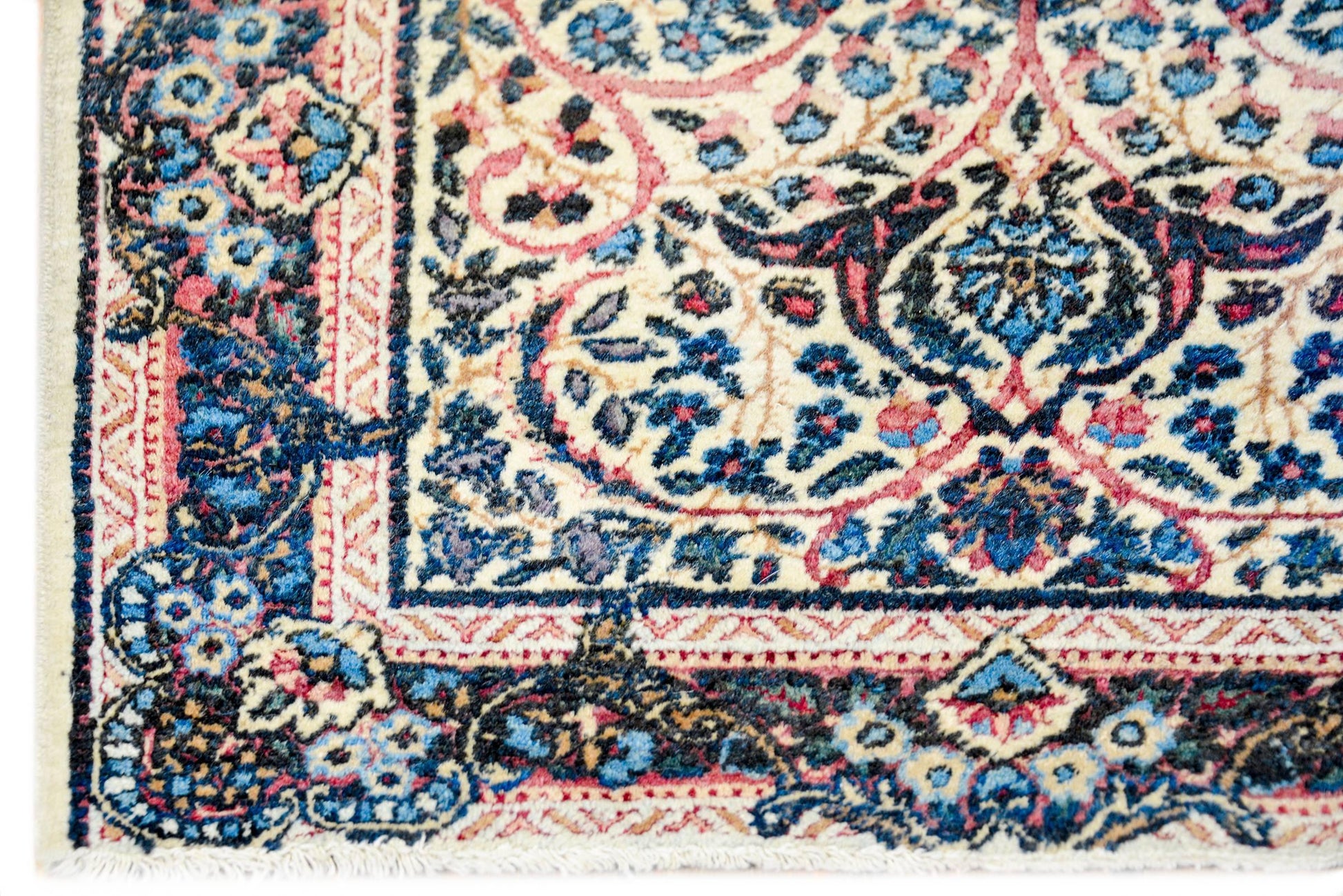 Early 20th Century Lavar Kirman Rug For Sale