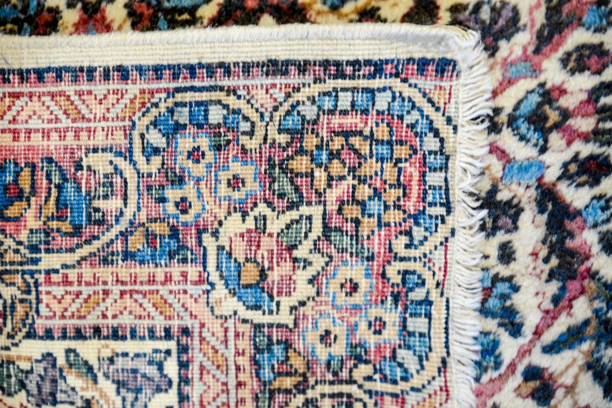 Early 20th Century Lavar Kirman Rug For Sale