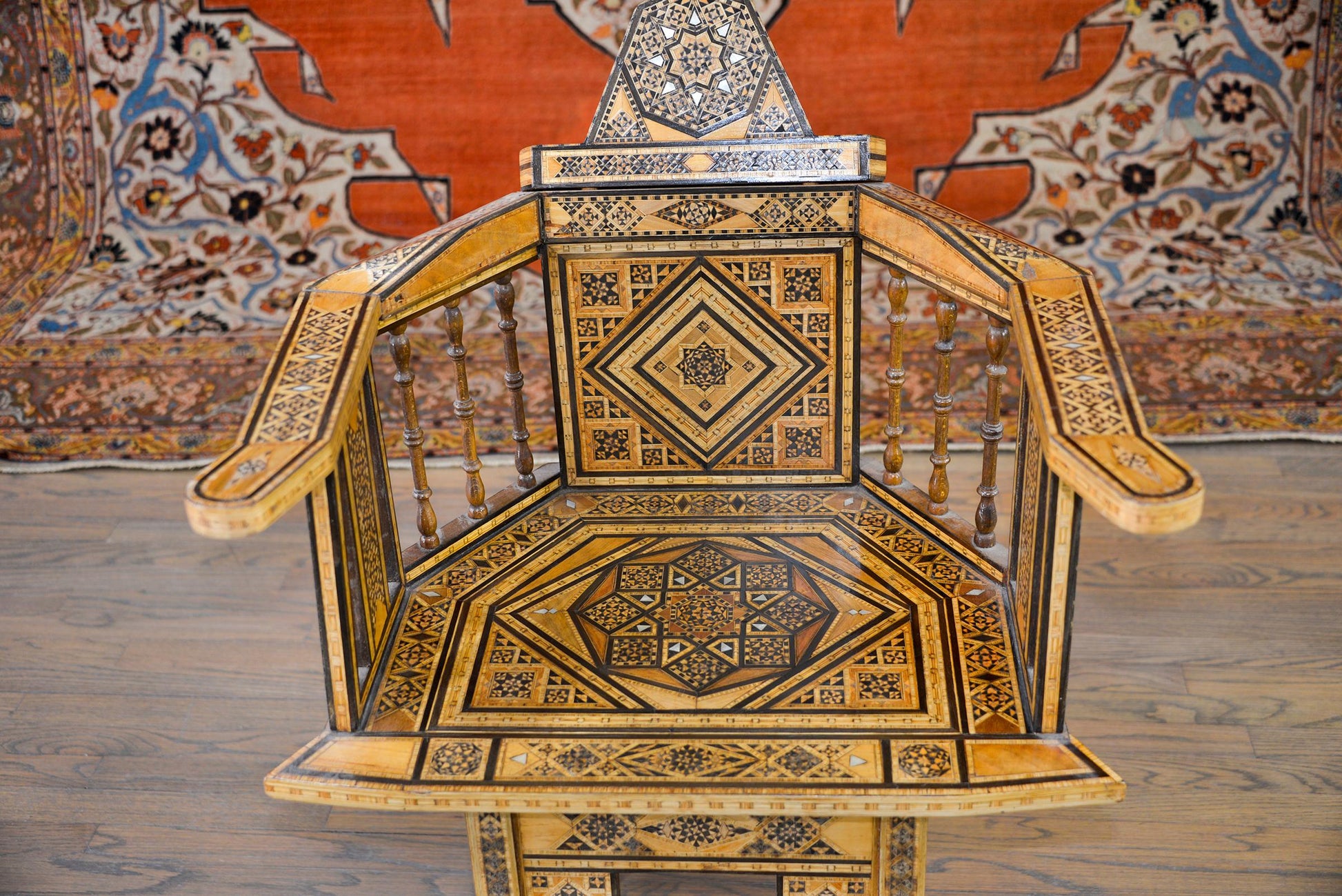 Early 20th Century Moroccan Chair For Sale