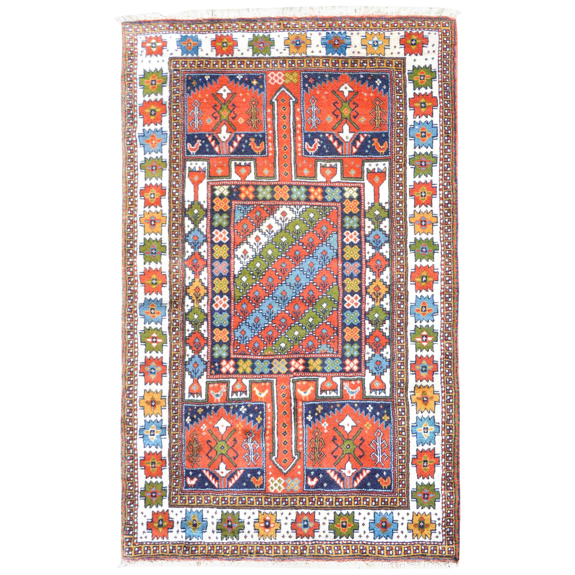 Vintage Anatolian Turkish Rug For Sale