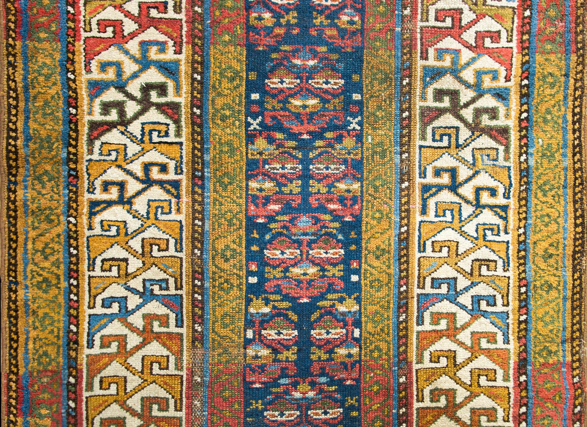 Early 20th Century Persian Kurdish Runner For Sale