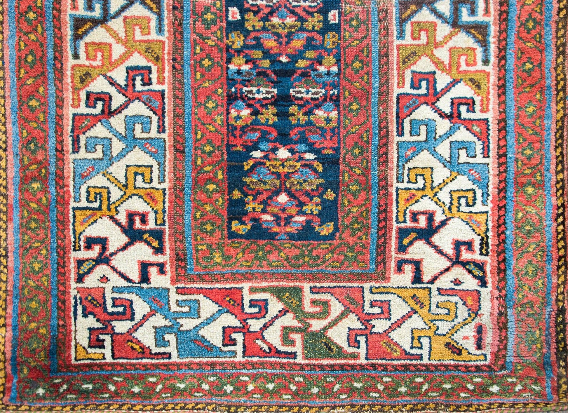 Early 20th Century Persian Kurdish Runner For Sale