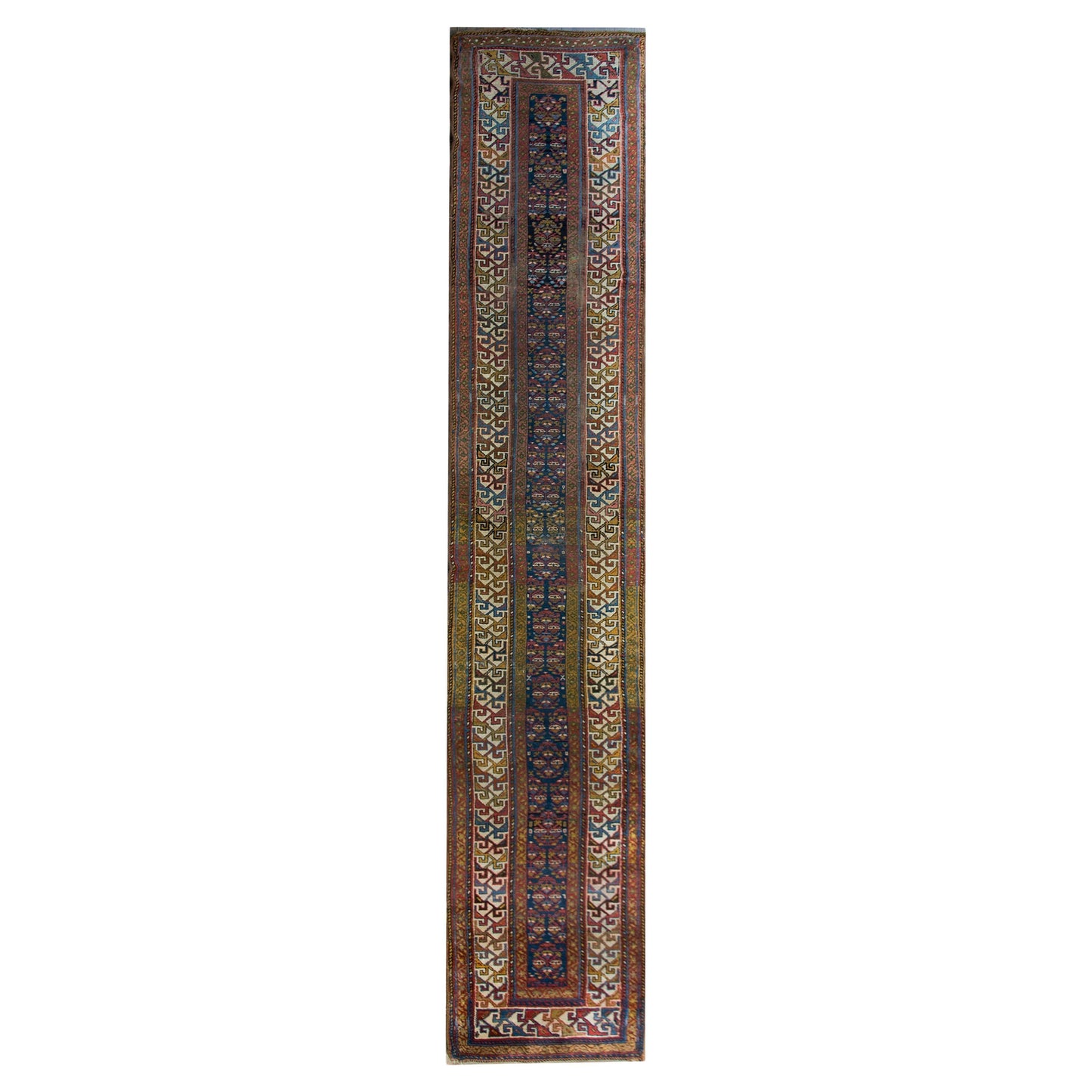 Early 20th Century Persian Kurdish Runner For Sale