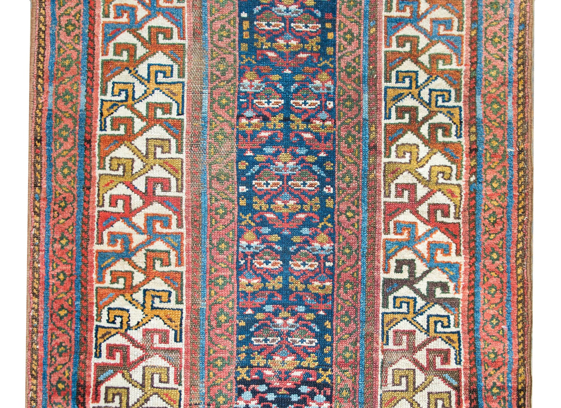 Early 20th Century Persian Kurdish Runner For Sale