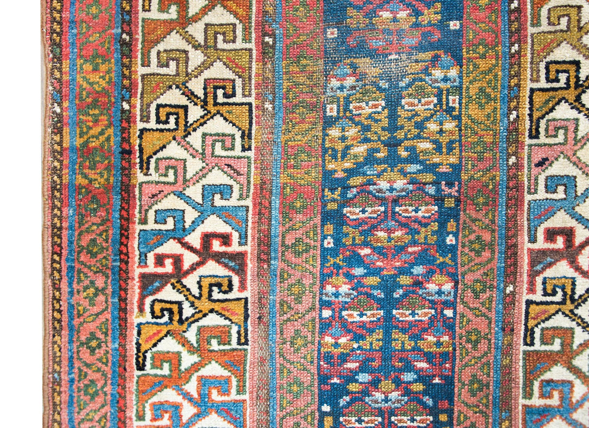 Early 20th Century Persian Kurdish Runner For Sale