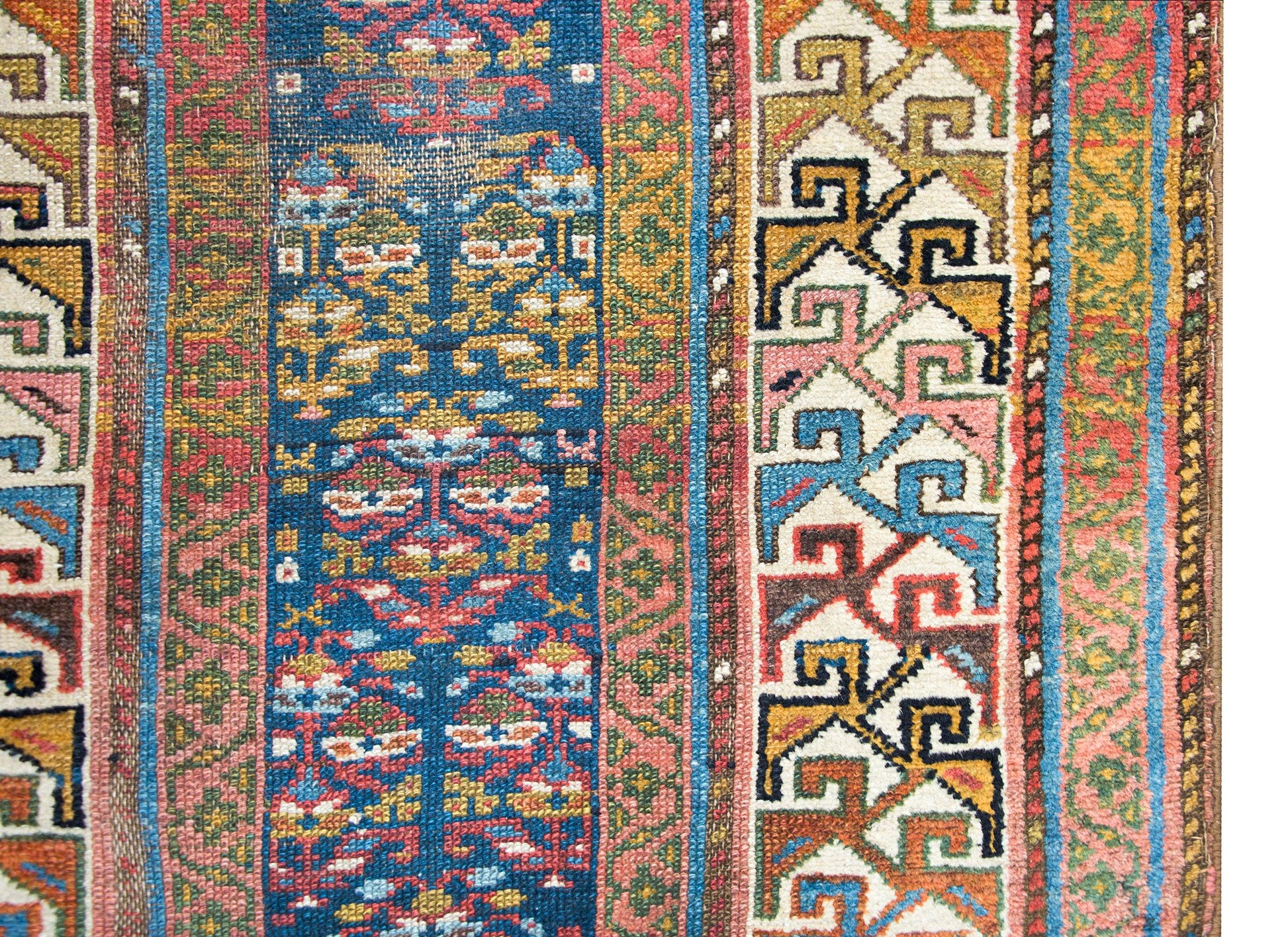 Early 20th Century Persian Kurdish Runner For Sale