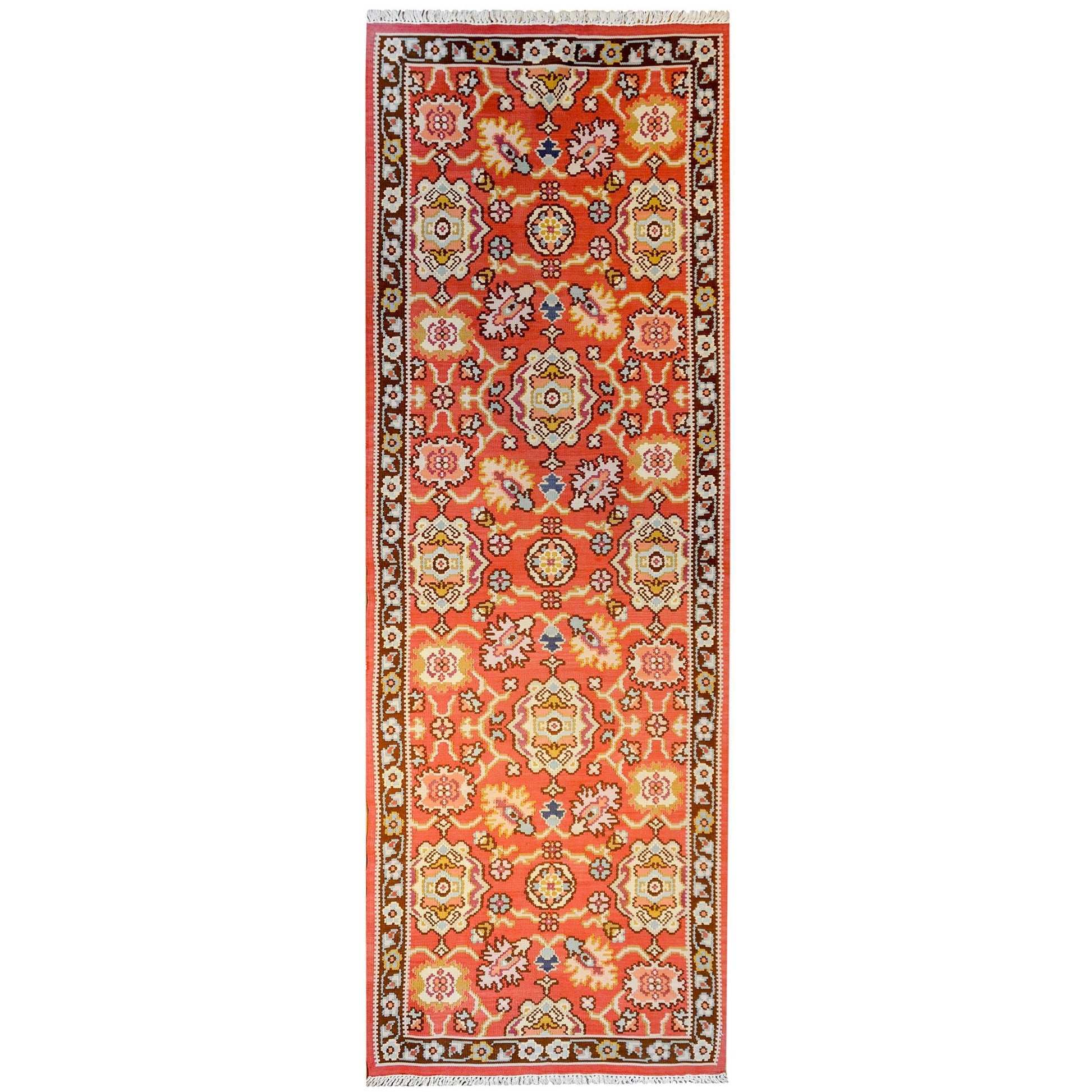 Bold Mid-20th Century Turkish Bessarabian Runner For Sale