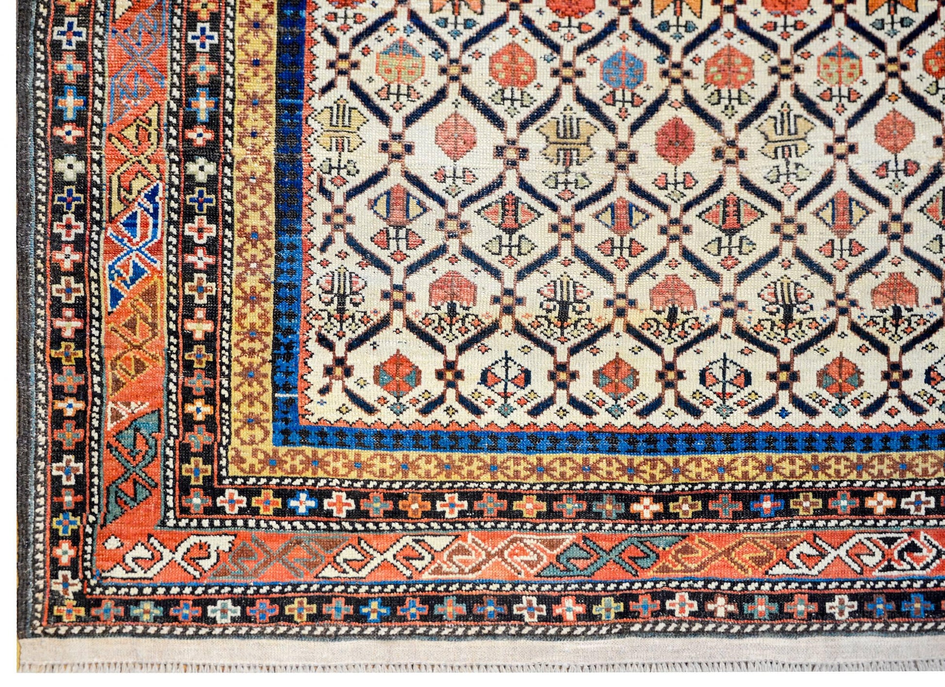 Beautiful Antique Shirvan Prayer Rug For Sale