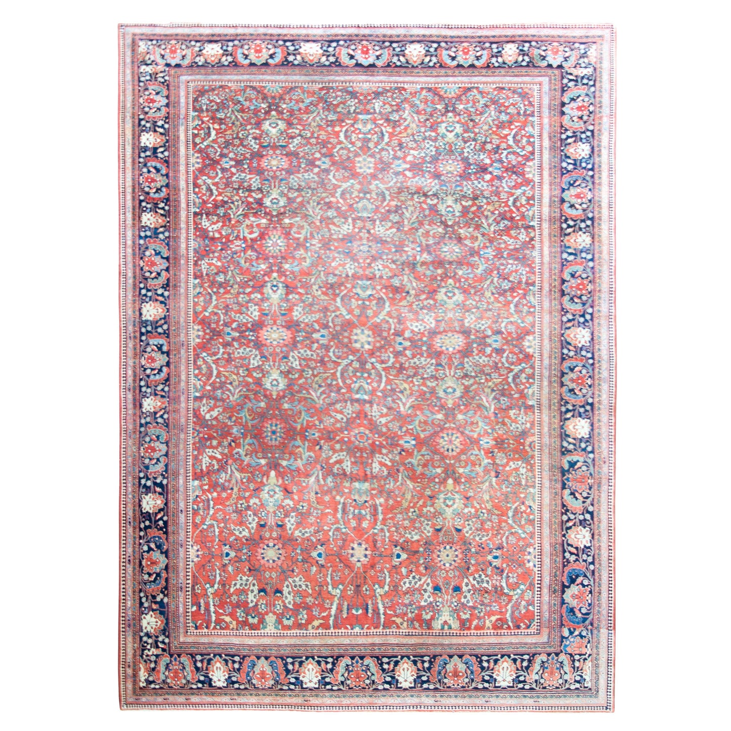 Late 19th Century Persian Sarouk Farahan Rug For Sale