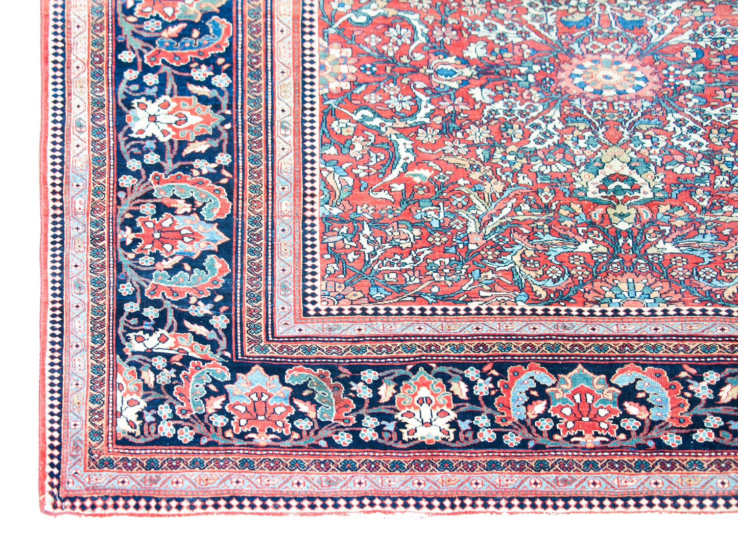 Late 19th Century Persian Sarouk Farahan Rug For Sale