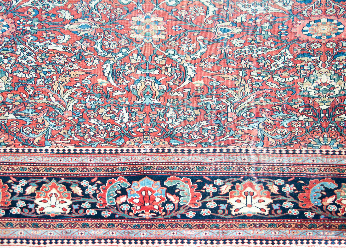 Late 19th Century Persian Sarouk Farahan Rug For Sale