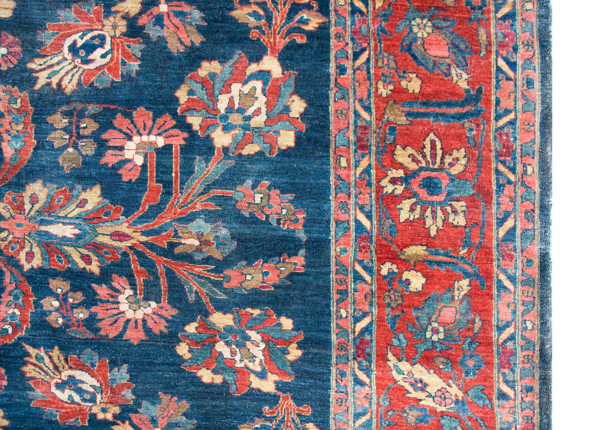 Early 20ty Century Persian Mohajeran Rug For Sale