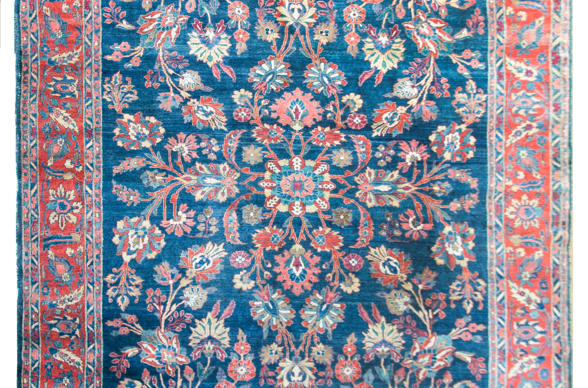 Early 20ty Century Persian Mohajeran Rug For Sale