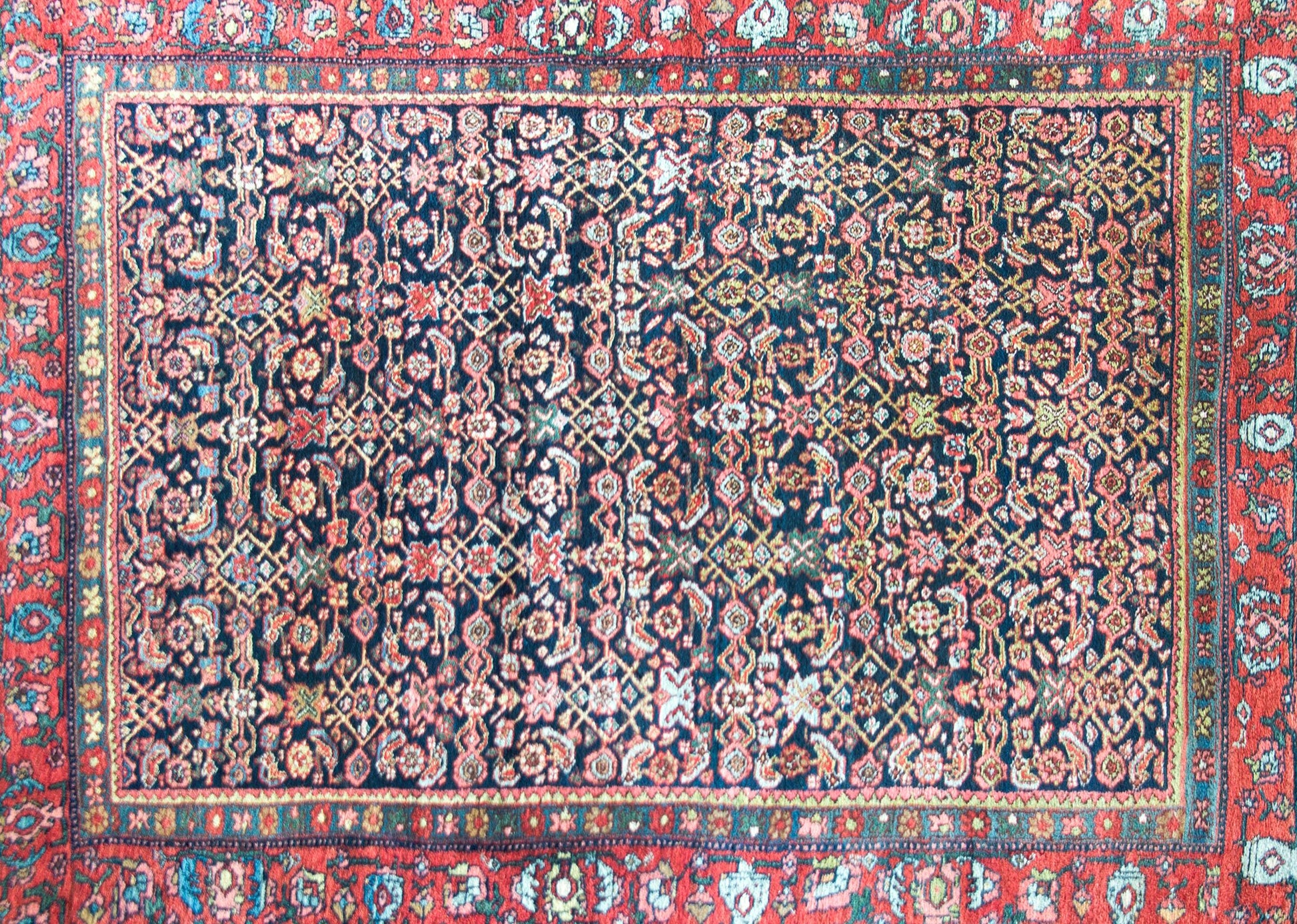 Early 20th Century Persian Bidjar Rug For Sale