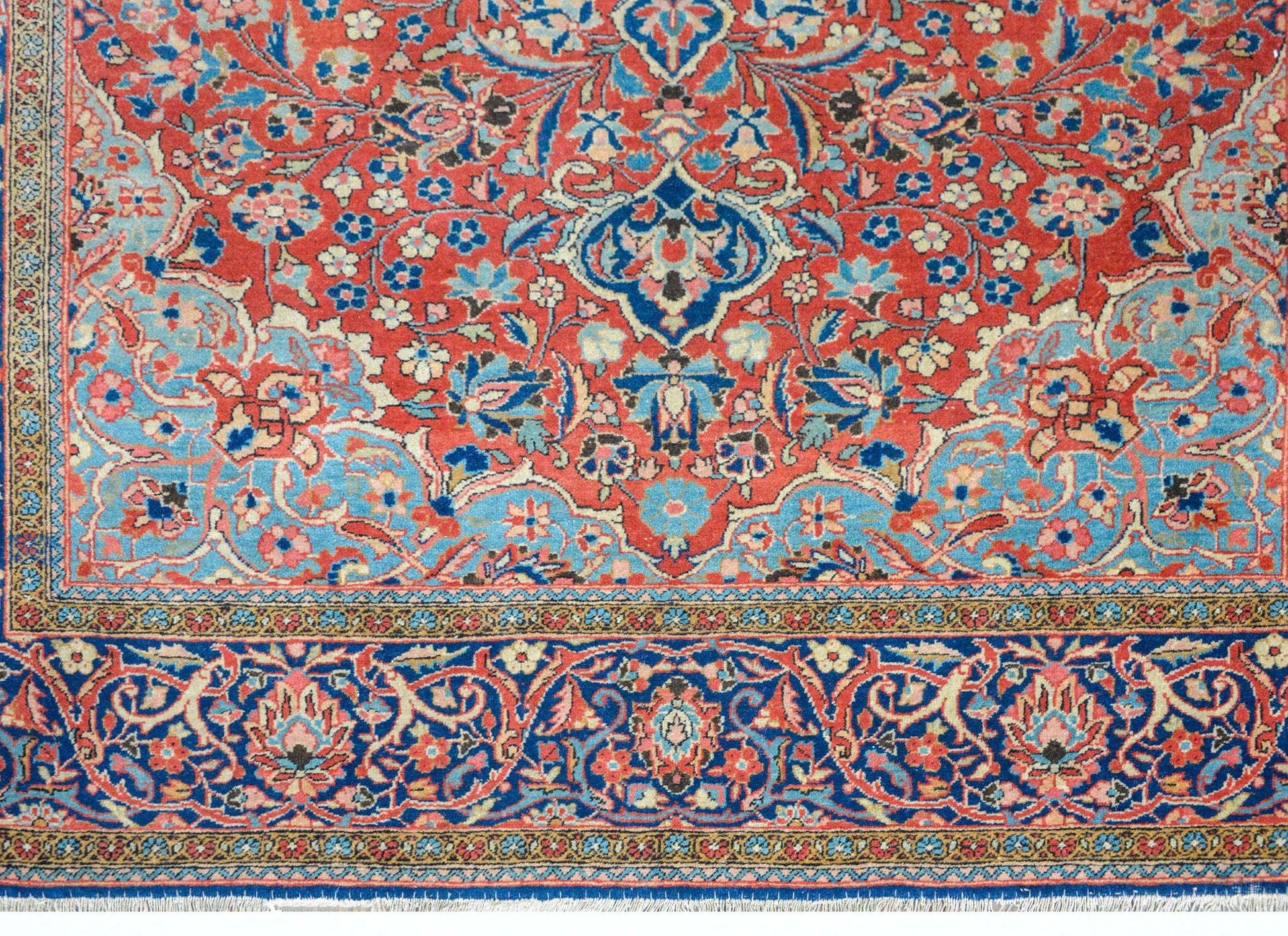 Extraordinary Early 20th Century Kashan Rug For Sale