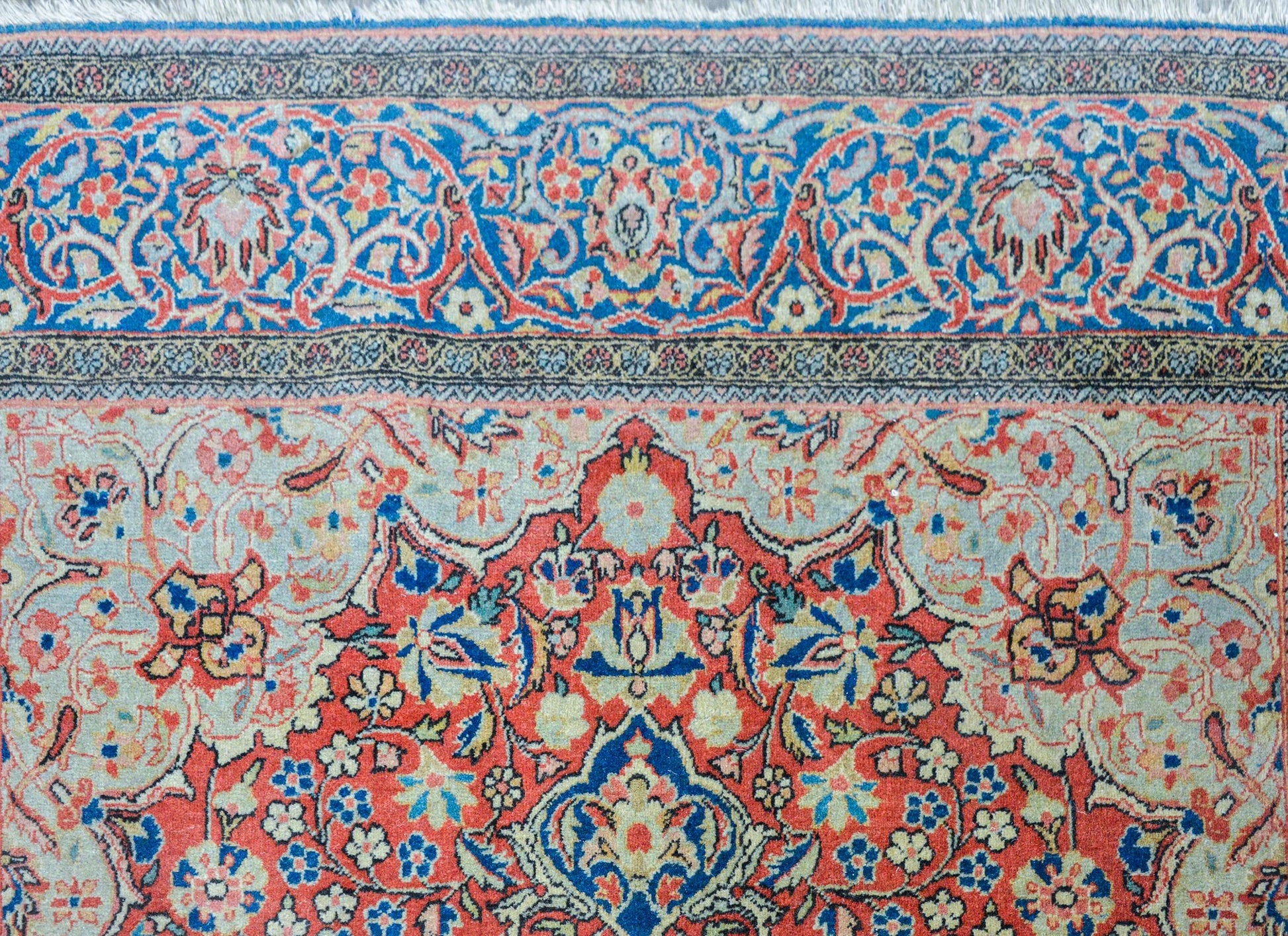 Extraordinary Early 20th Century Kashan Rug For Sale