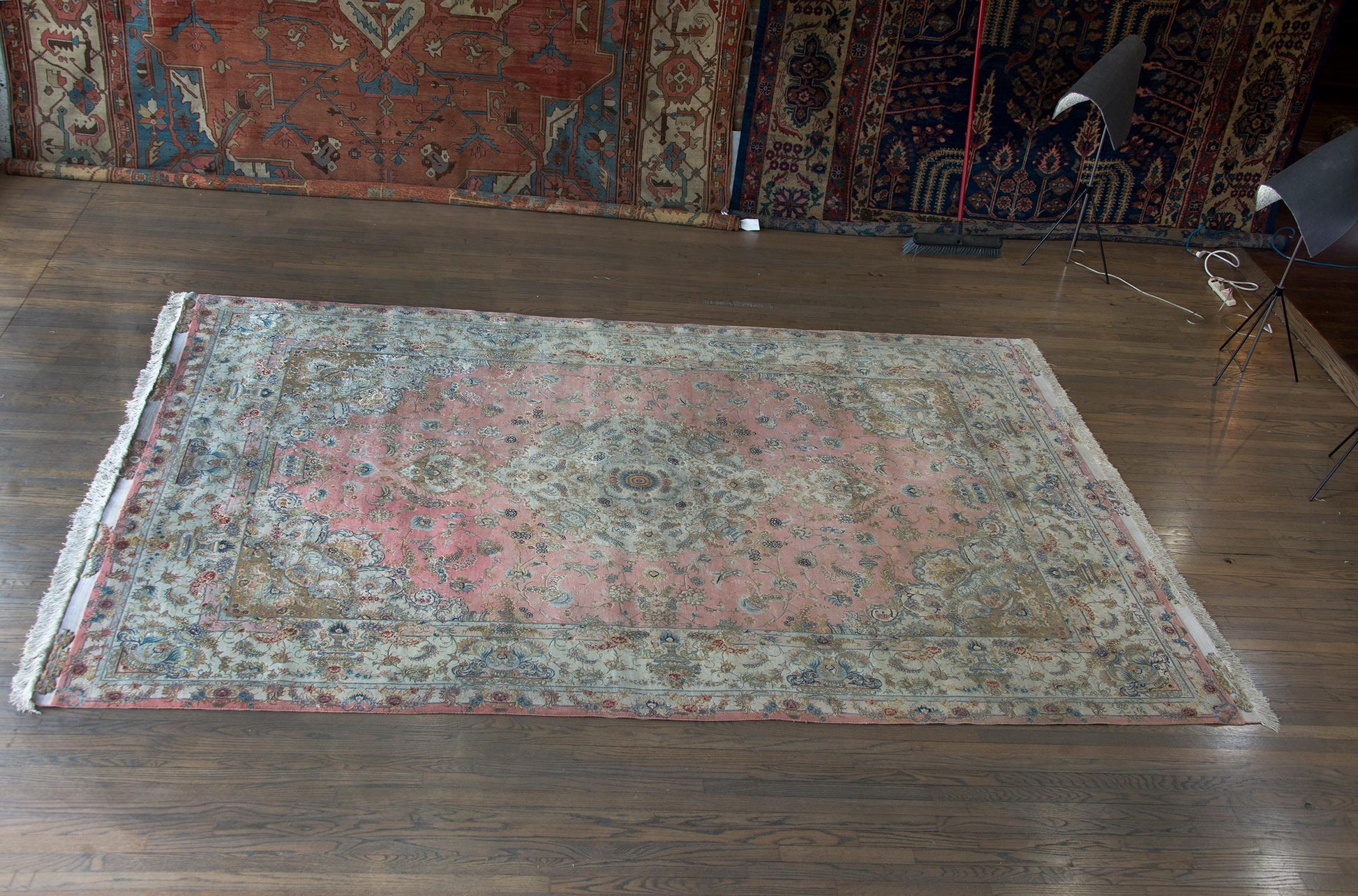 Vintage Persian Tabriz Rug For Sale