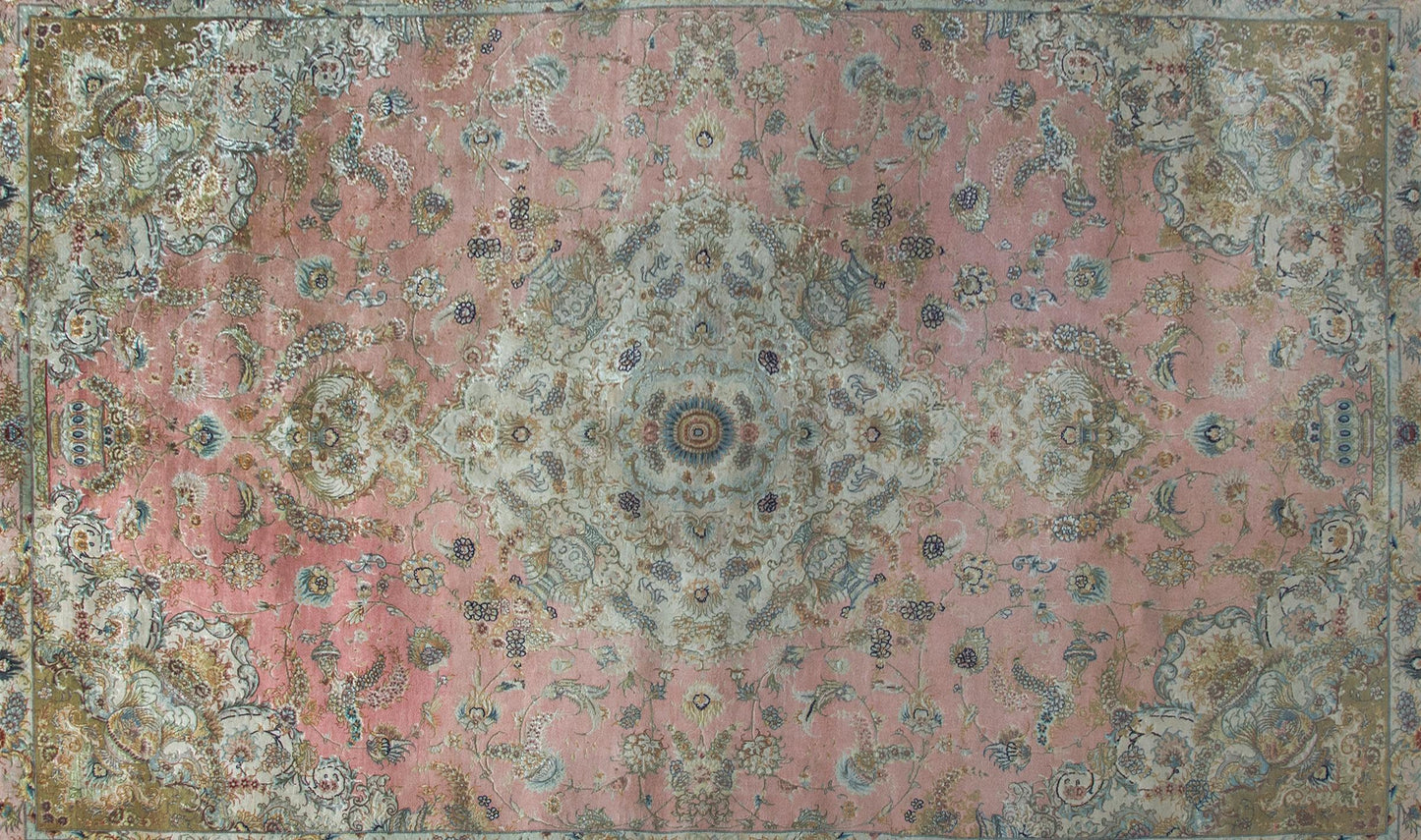 Vintage Persian Tabriz Rug For Sale