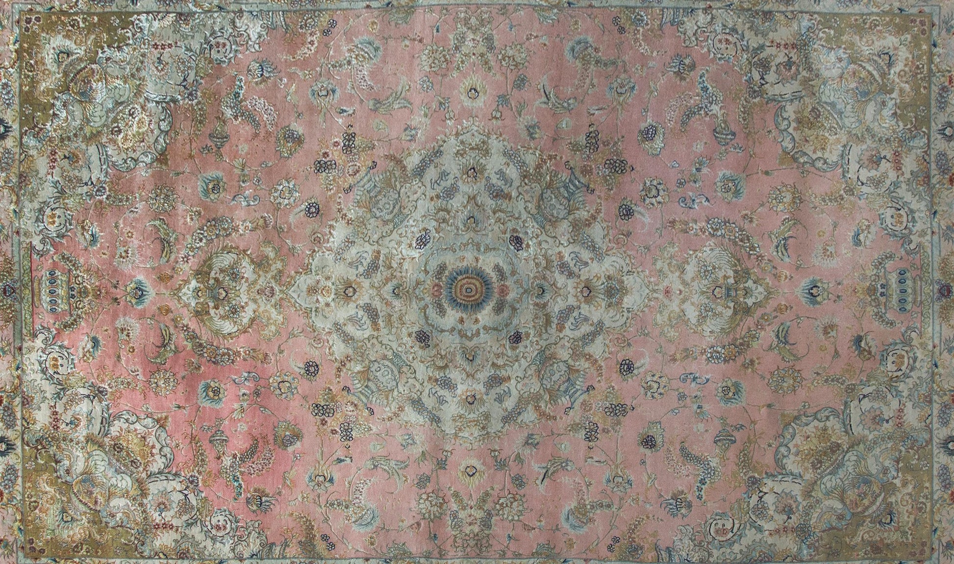 Vintage Persian Tabriz Rug For Sale