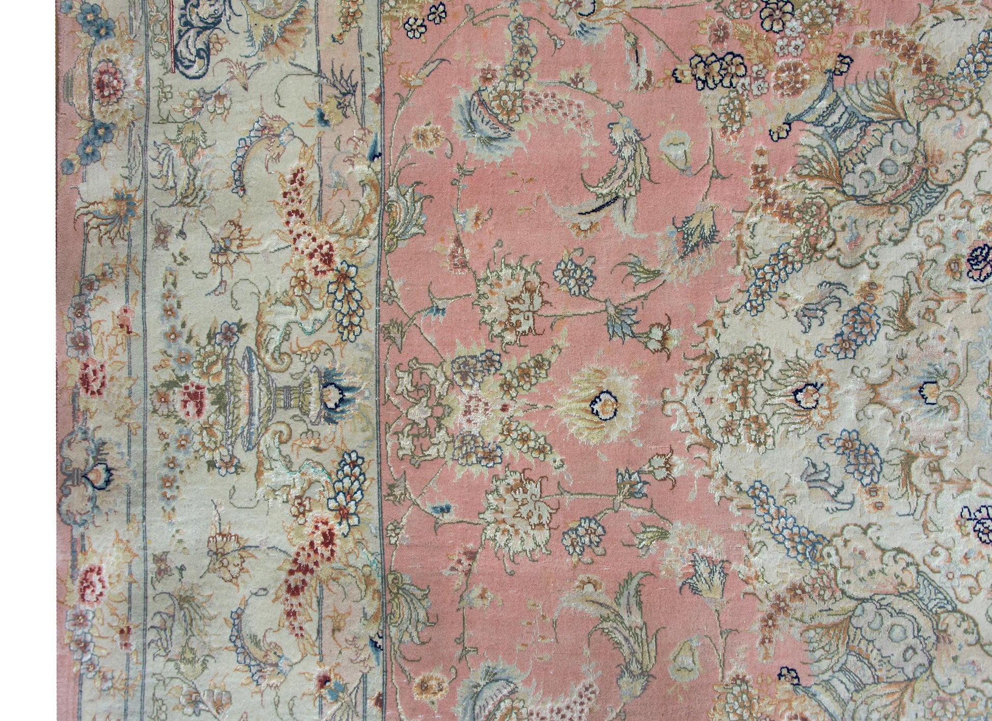 Vintage Persian Tabriz Rug For Sale