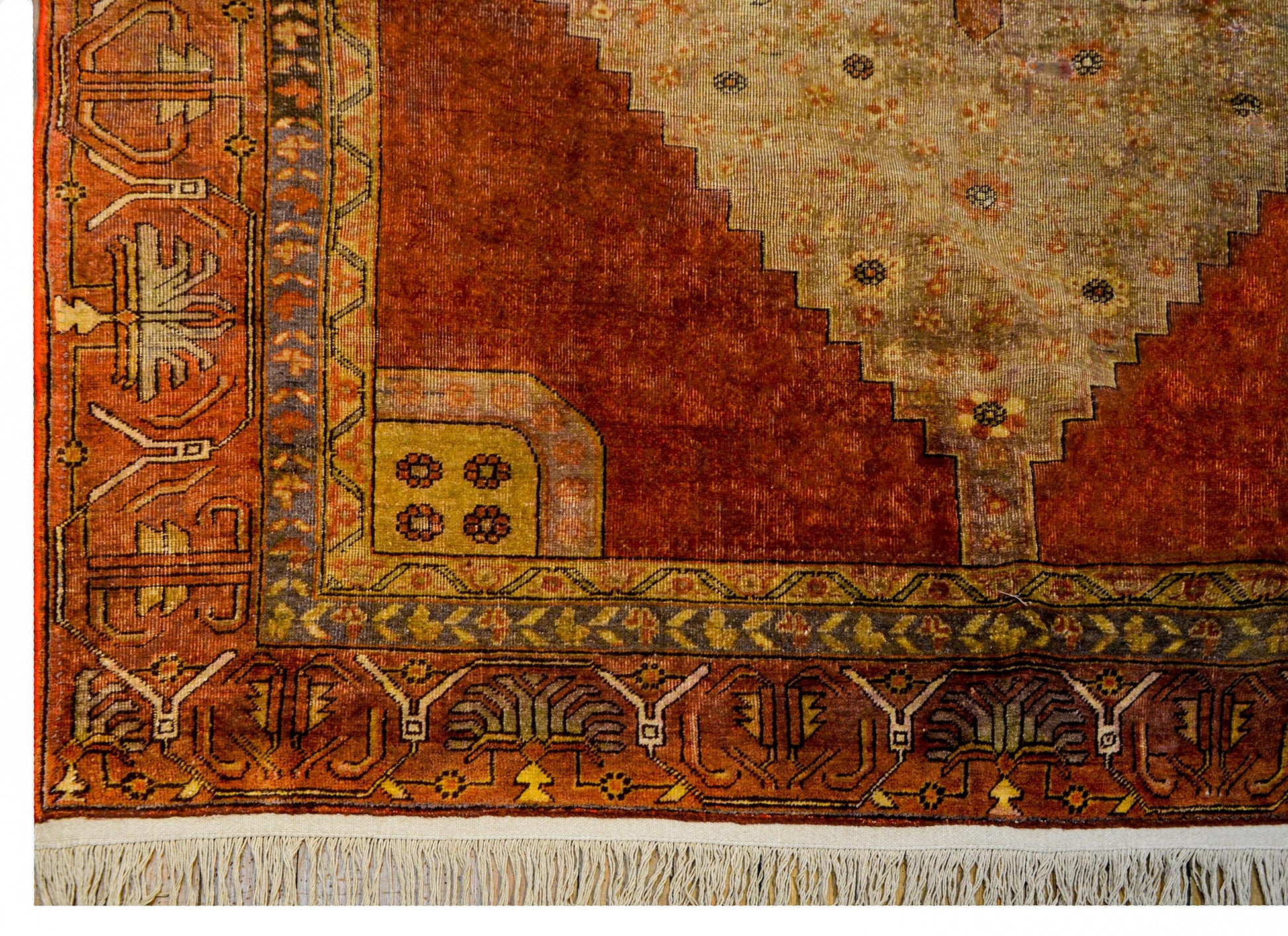 Incredible Early 20th Century Samarghand Rug For Sale