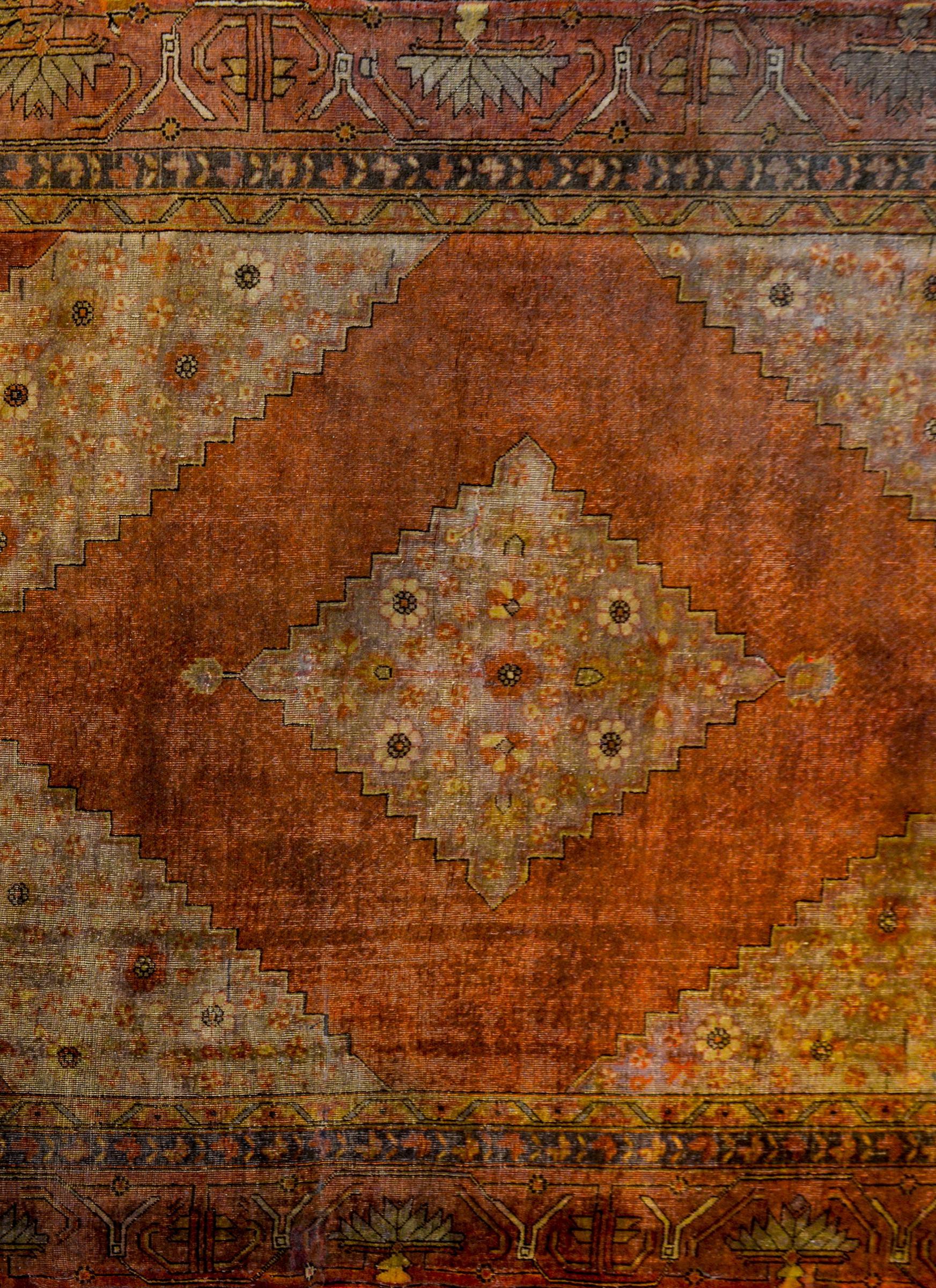 Incredible Early 20th Century Samarghand Rug For Sale
