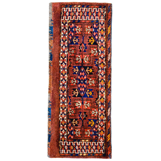 Beautiful 19th Century Yamut Rug For Sale