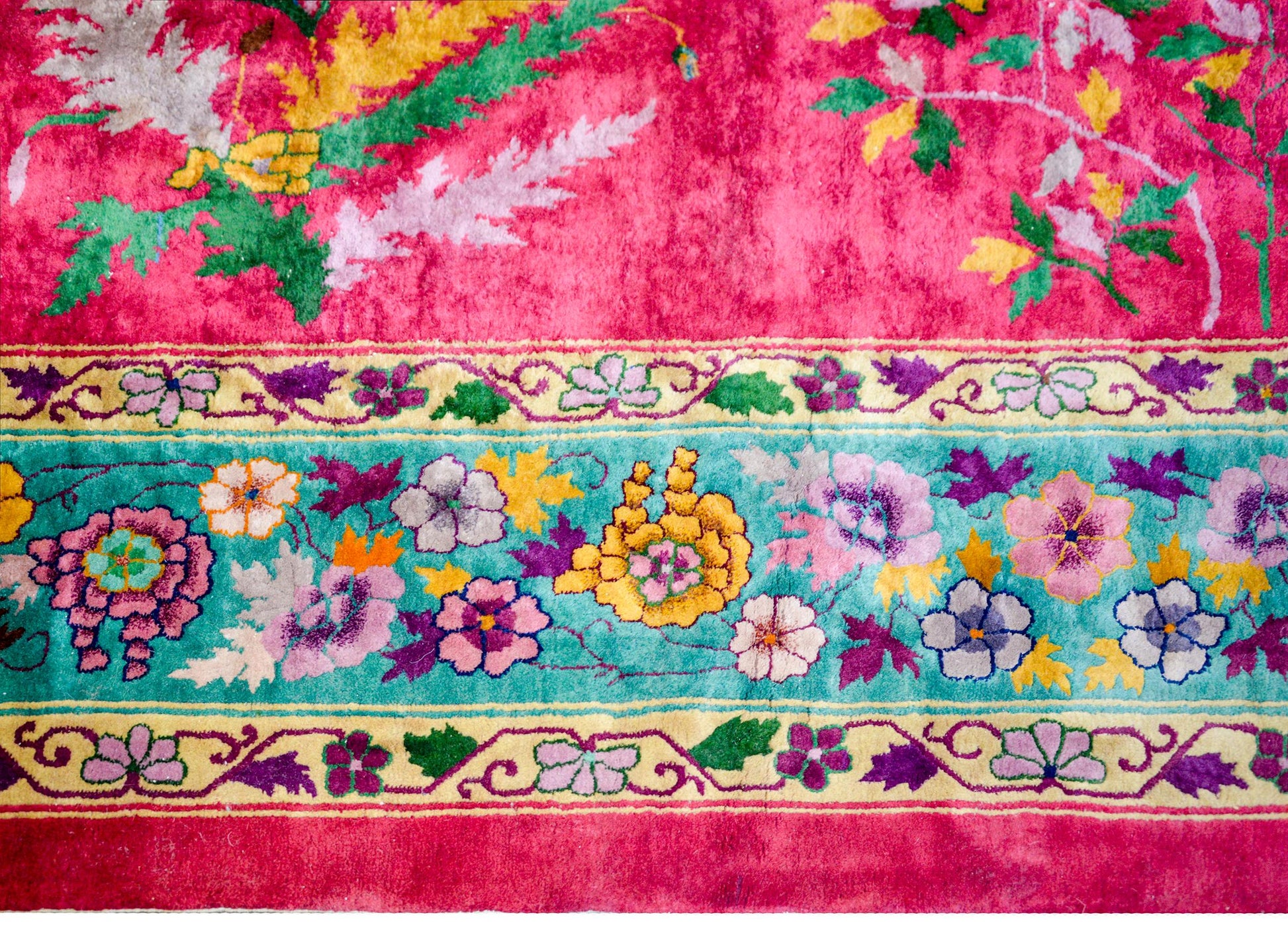 Brilliant Early 20th Century Chinese Art Deco Rug For Sale
