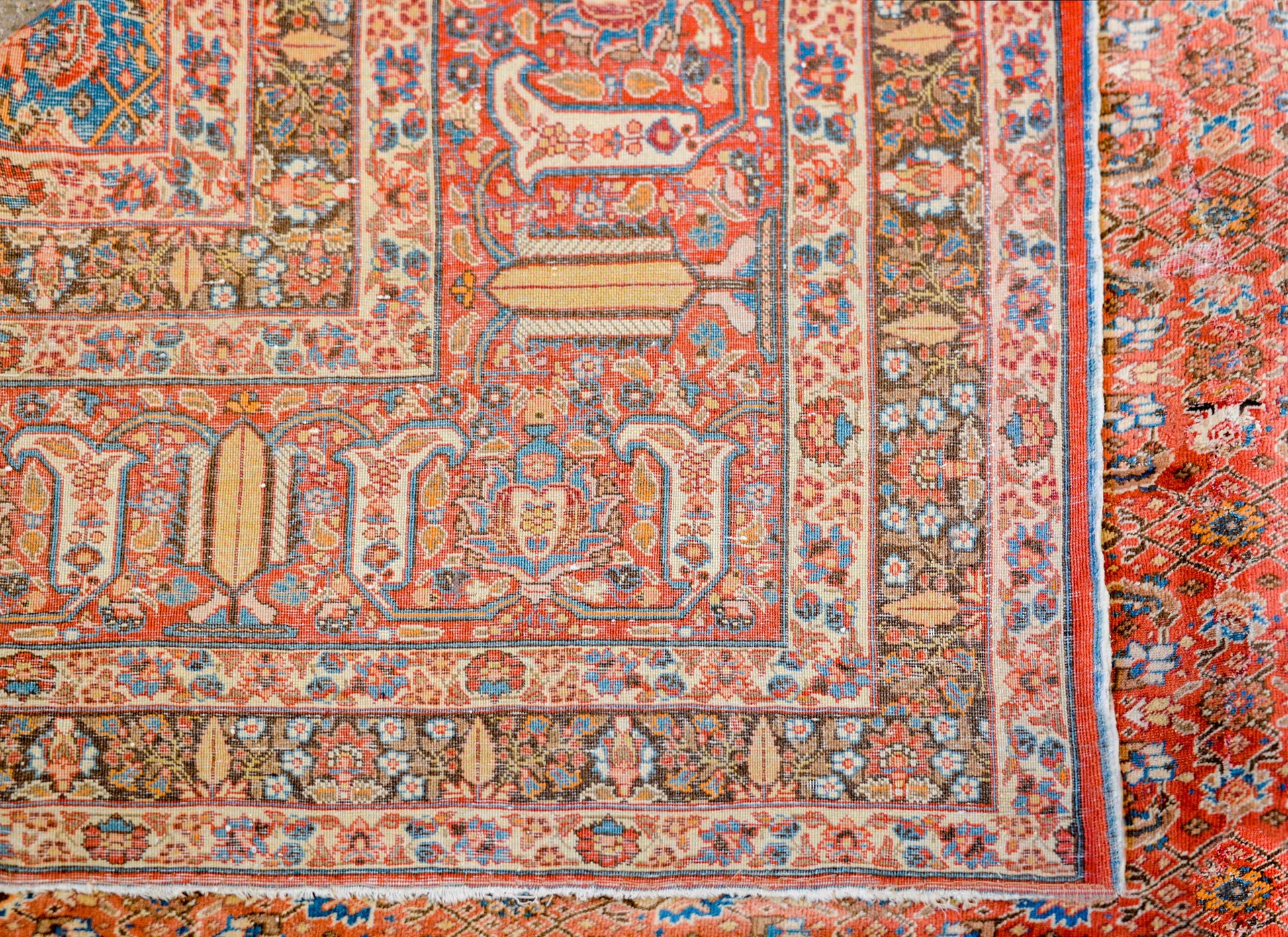 Incredible 19th Century Tabriz Haji Jalili Rug For Sale