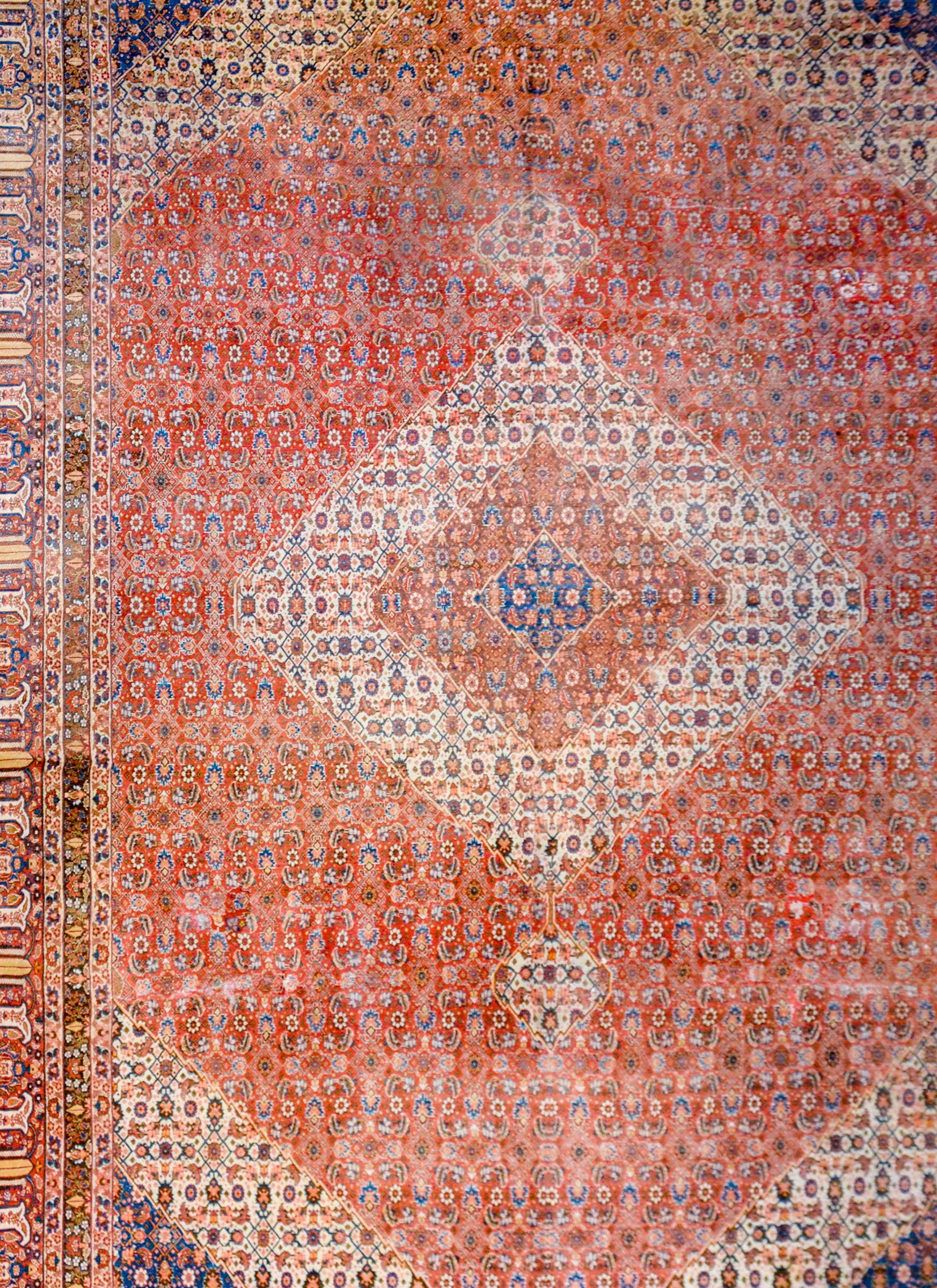Incredible 19th Century Tabriz Haji Jalili Rug For Sale