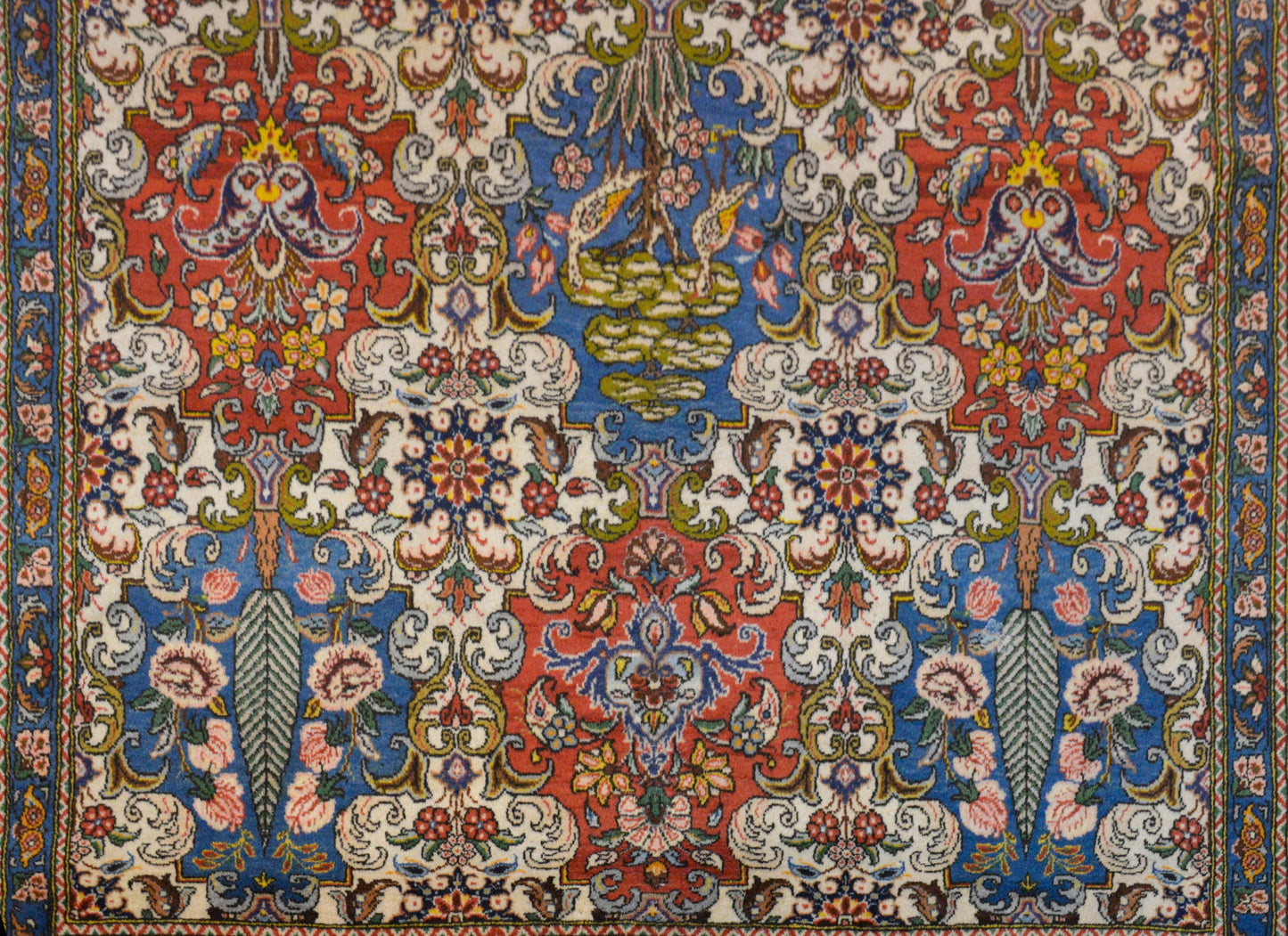 Outstanding Vintage Bakhtiari Rug For Sale